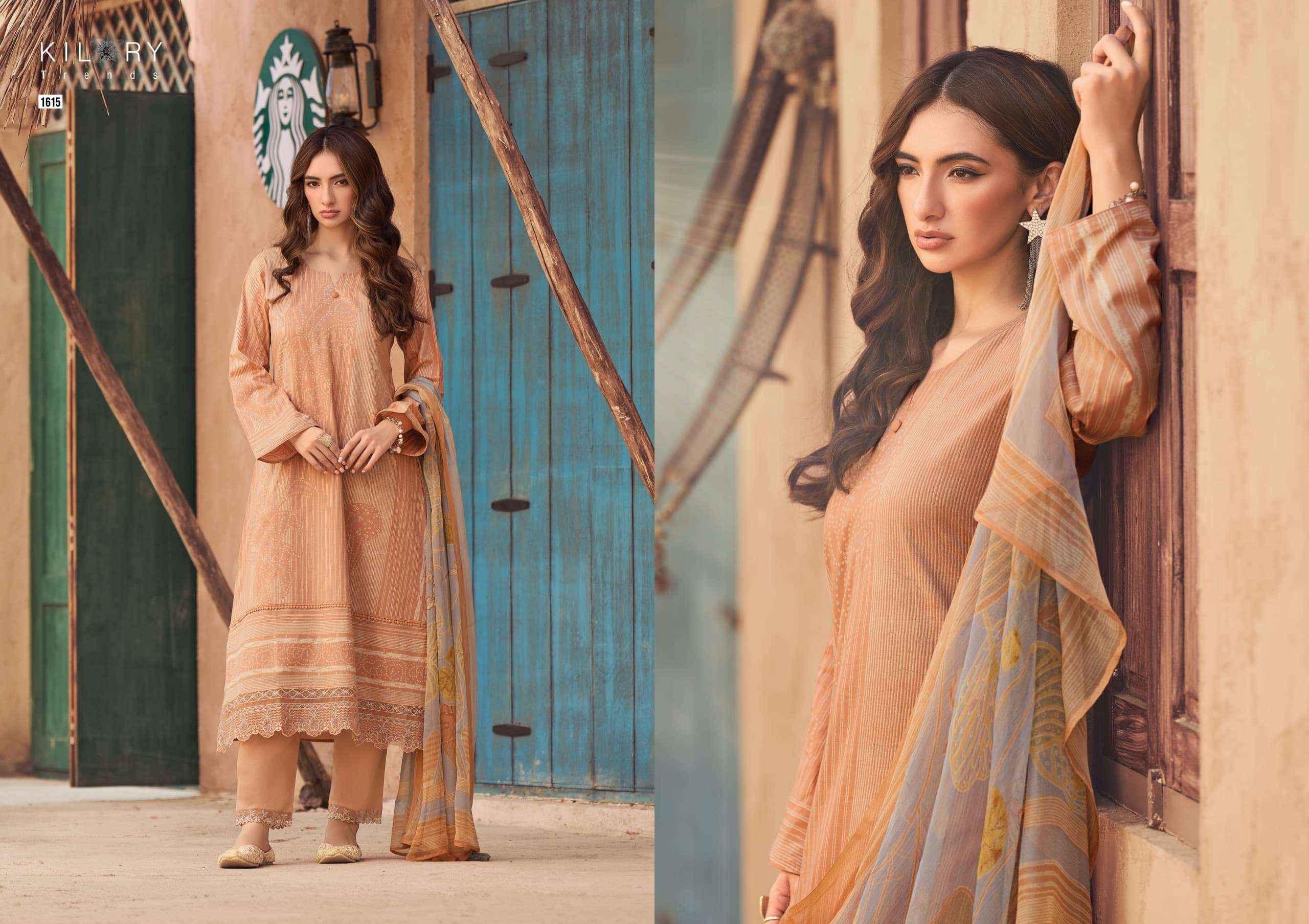Kilory Lakshita Pure Lawn Cotton Designer Salwar suit - wholesale Surat Market price ( 6 Pcs Catalog )