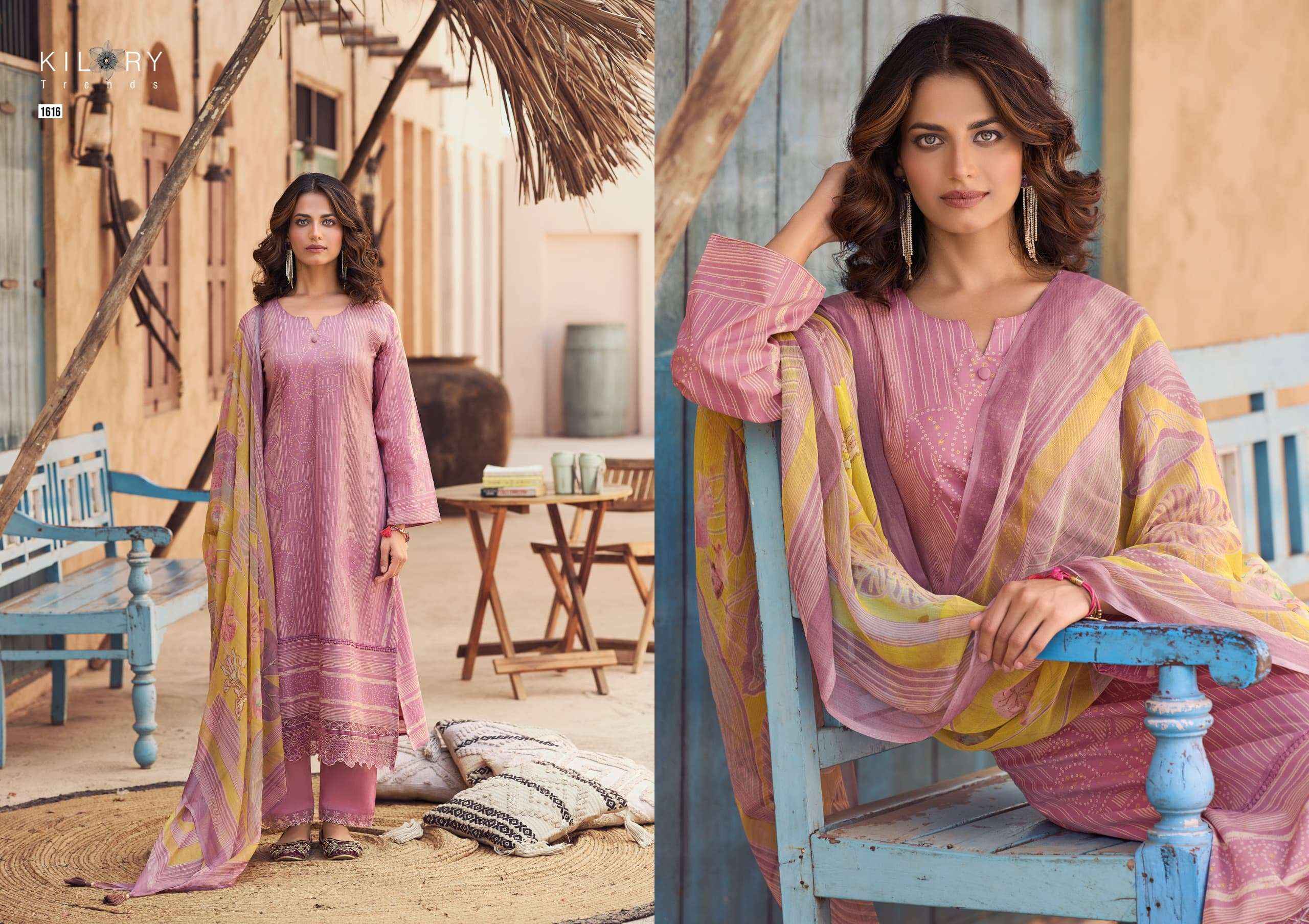 Kilory Lakshita Pure Lawn Cotton Designer Salwar suit - wholesale Surat Market price ( 6 Pcs Catalog )