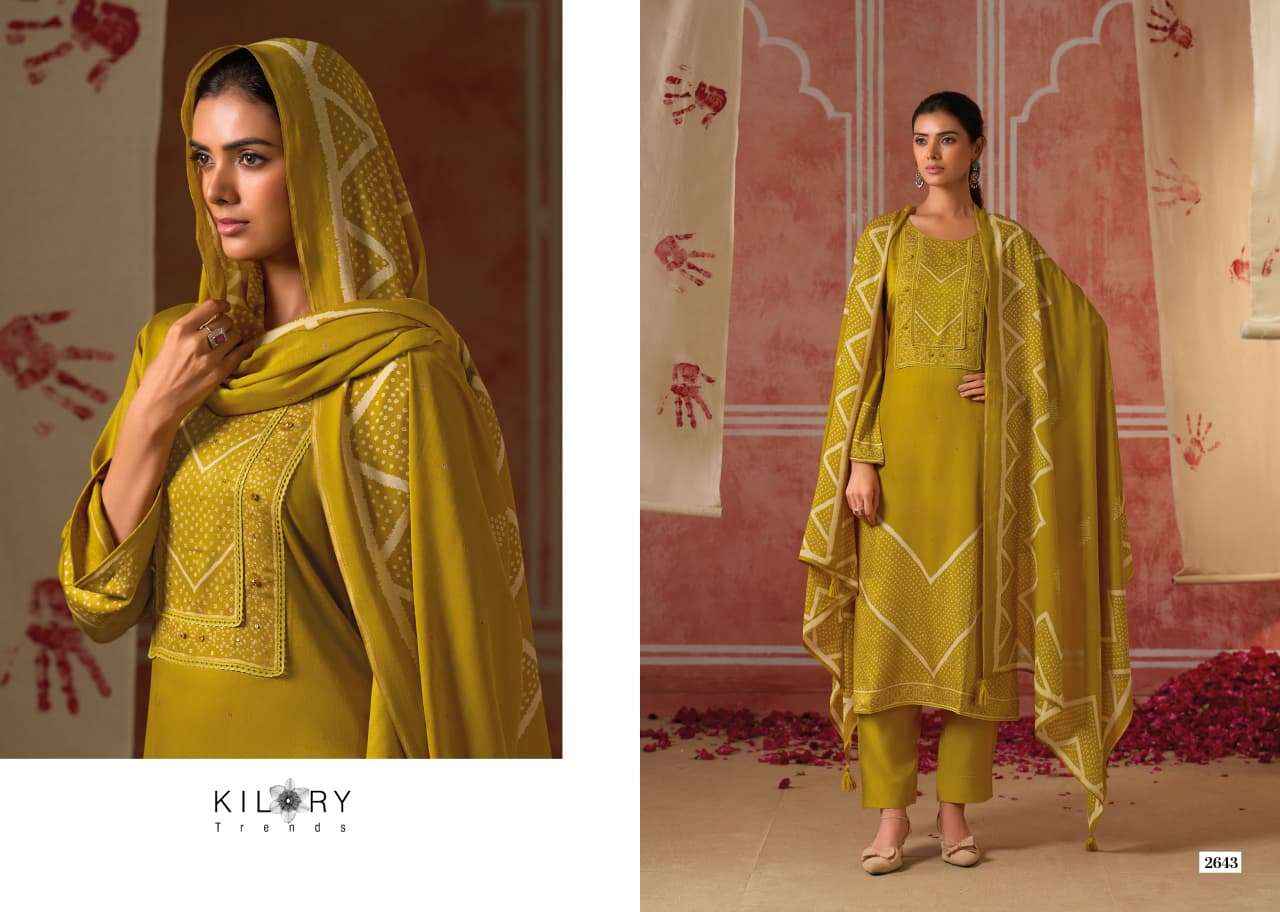 Kilory Rangat Exclusive Designs Salwar Suit _ Surat Wholesale Market Price ( 4 Pcs Catalog )