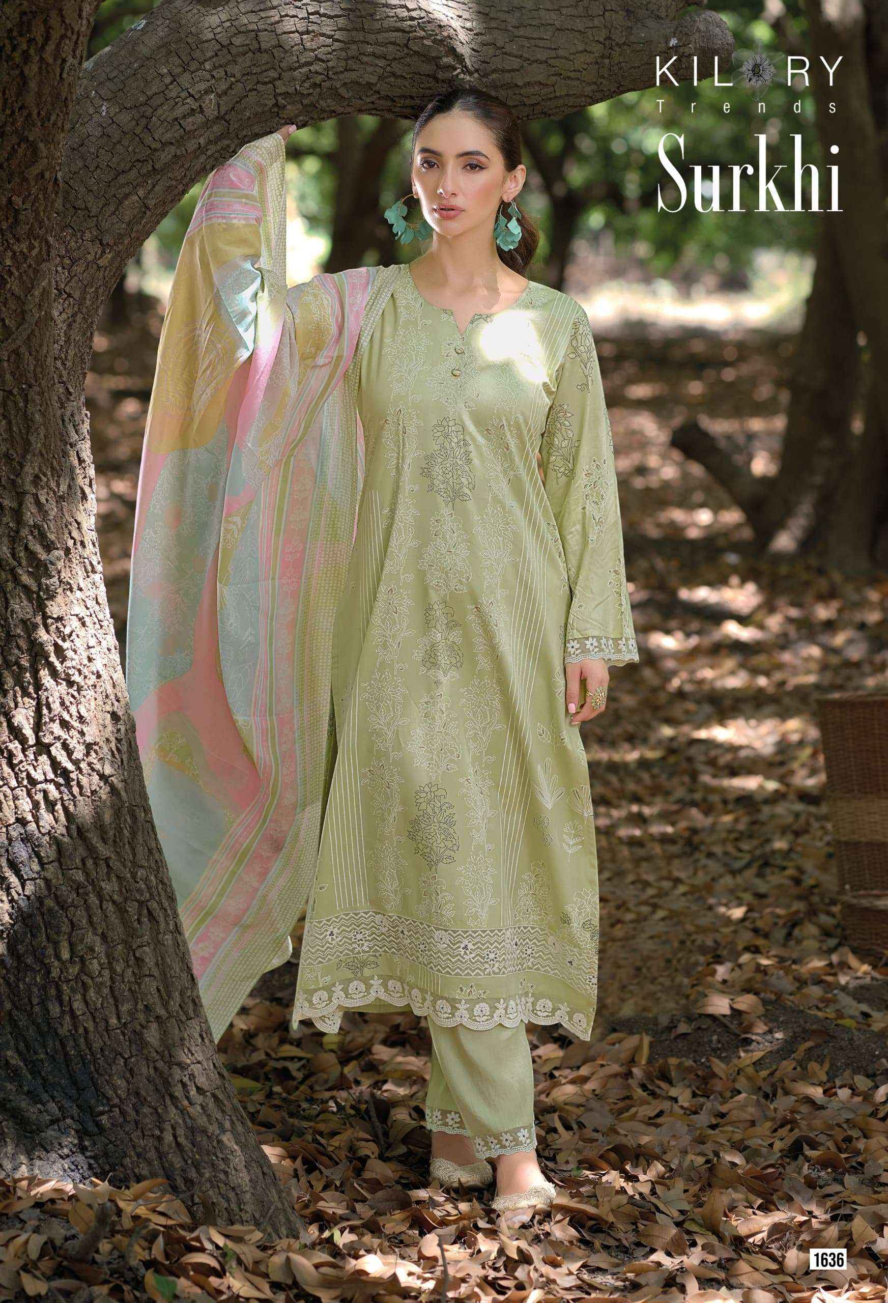 Kilory Surkhi Exclusive Fancy Cotton Salwar Kameez _ Surat Wholesale Market Price ( 6 Pcs Catalog )
