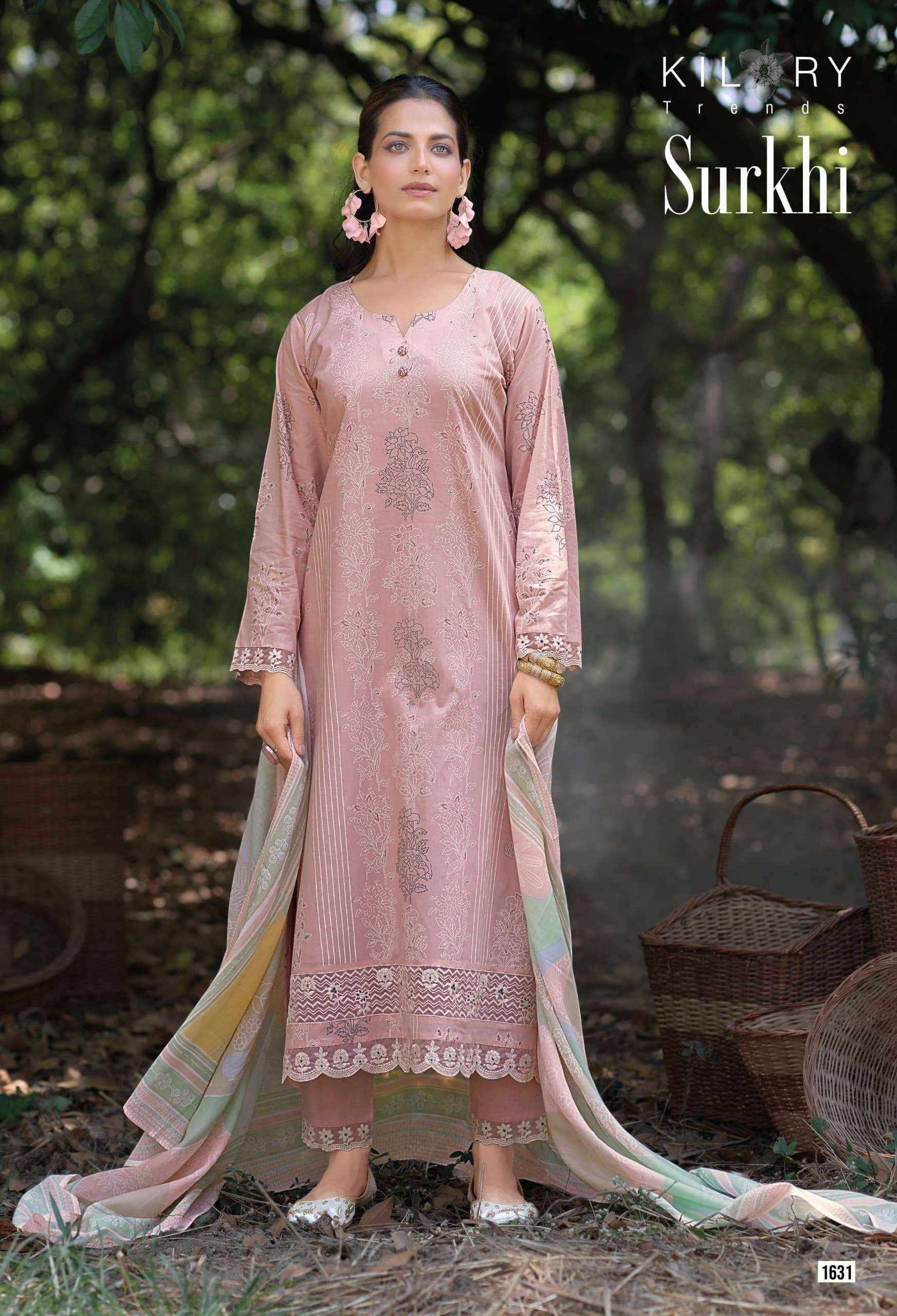 Kilory Surkhi Exclusive Fancy Cotton Salwar Kameez _ Surat Wholesale Market Price ( 6 Pcs Catalog )