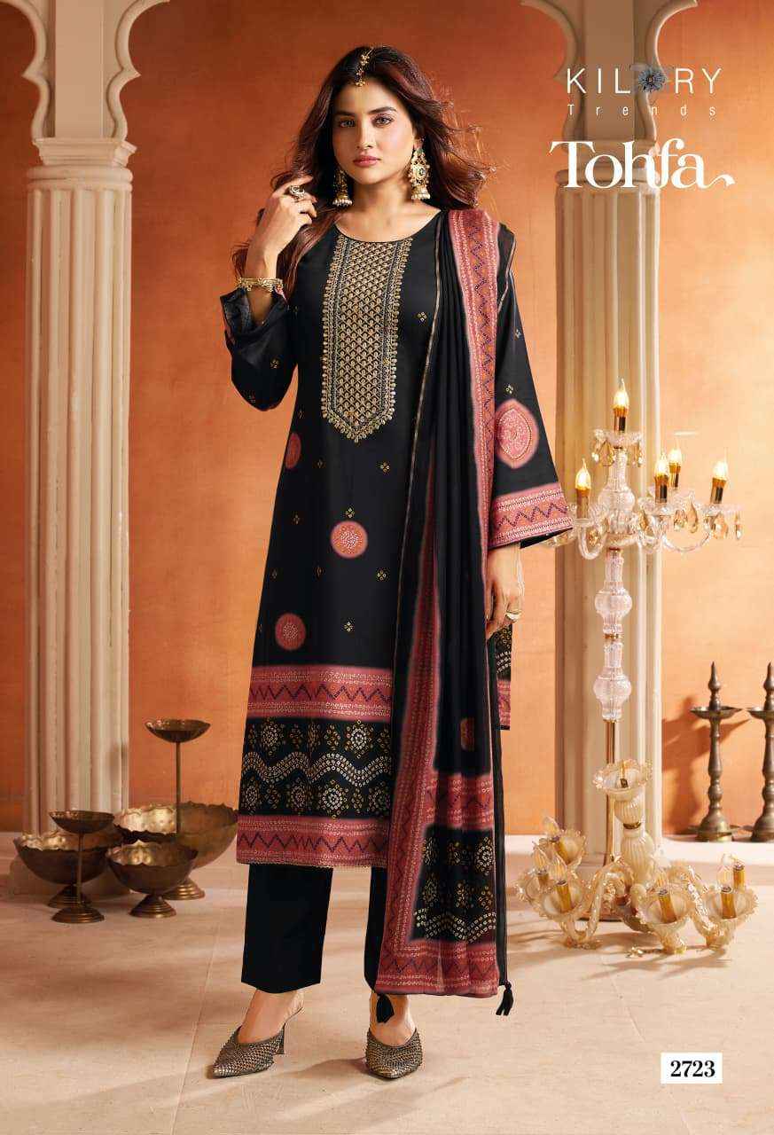 Kilory Tohfa Digital Printed Premium Wear ladies Salwar Kameez _ Surat Wholesale Market Price ( 4 Pcs Catalog )