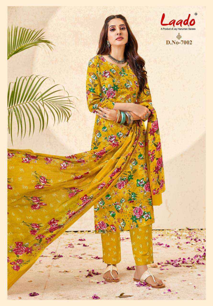 Laado Nargis Vol 7 - Pure Cotton Readymade Suits - Wholesale Market Surat ( 10 Pcs Catalog )