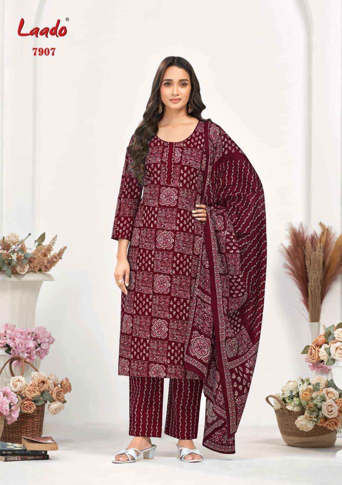 Laado Vol 79 Pure Cotton Salwar Kameez _ Surat Wholesale Market Price ( 10 Pcs Catalog )