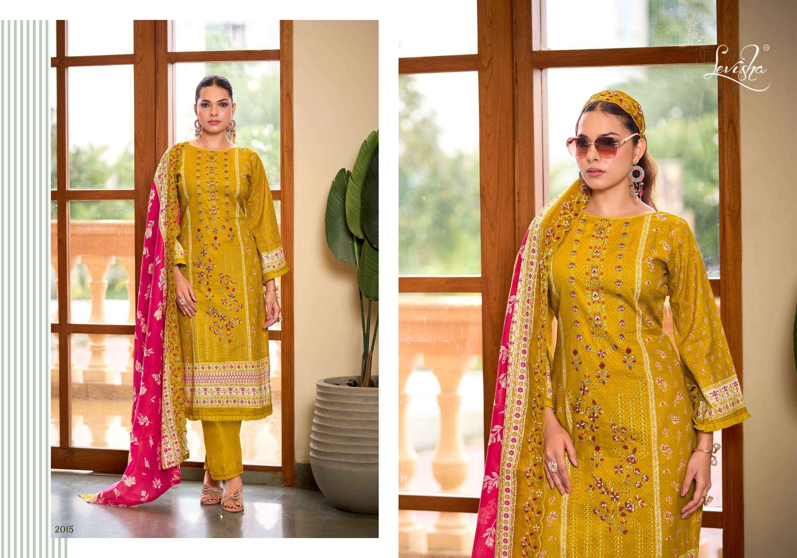 Levisha Madhubala Vol 20 Lawn Cotton Dress Material- Surat Wholesaler ( 8 pcs Catalog )