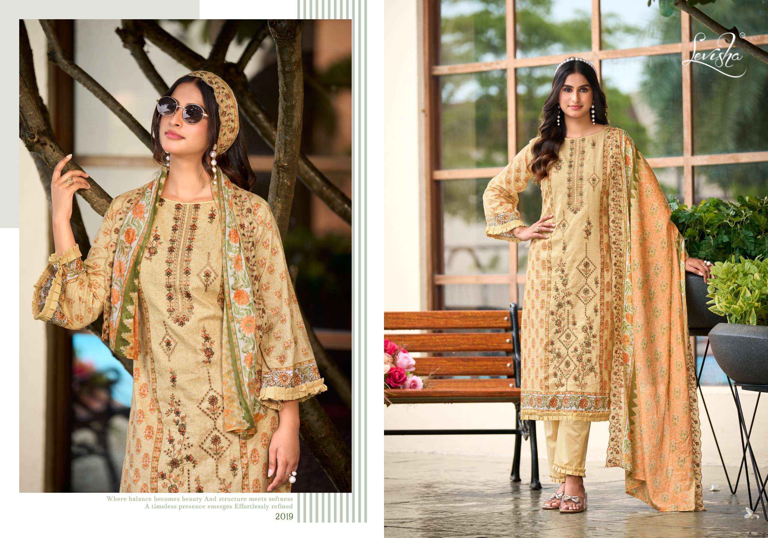 Levisha Madhubala Vol 20 Lawn Cotton Dress Material- Surat Wholesaler ( 8 pcs Catalog )