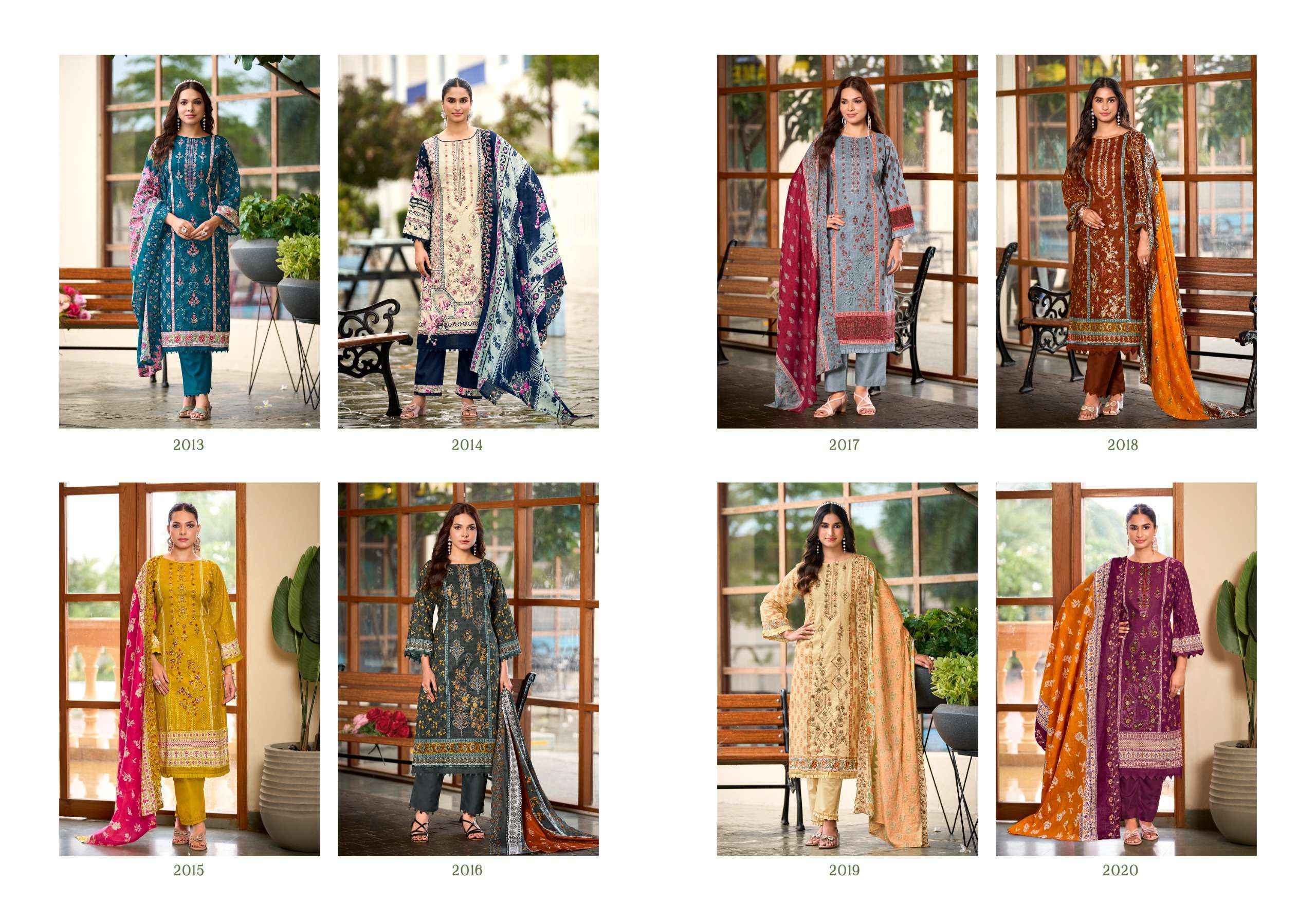 Levisha Madhubala Vol 20 Lawn Cotton Dress Material- Surat Wholesaler ( 8 pcs Catalog )