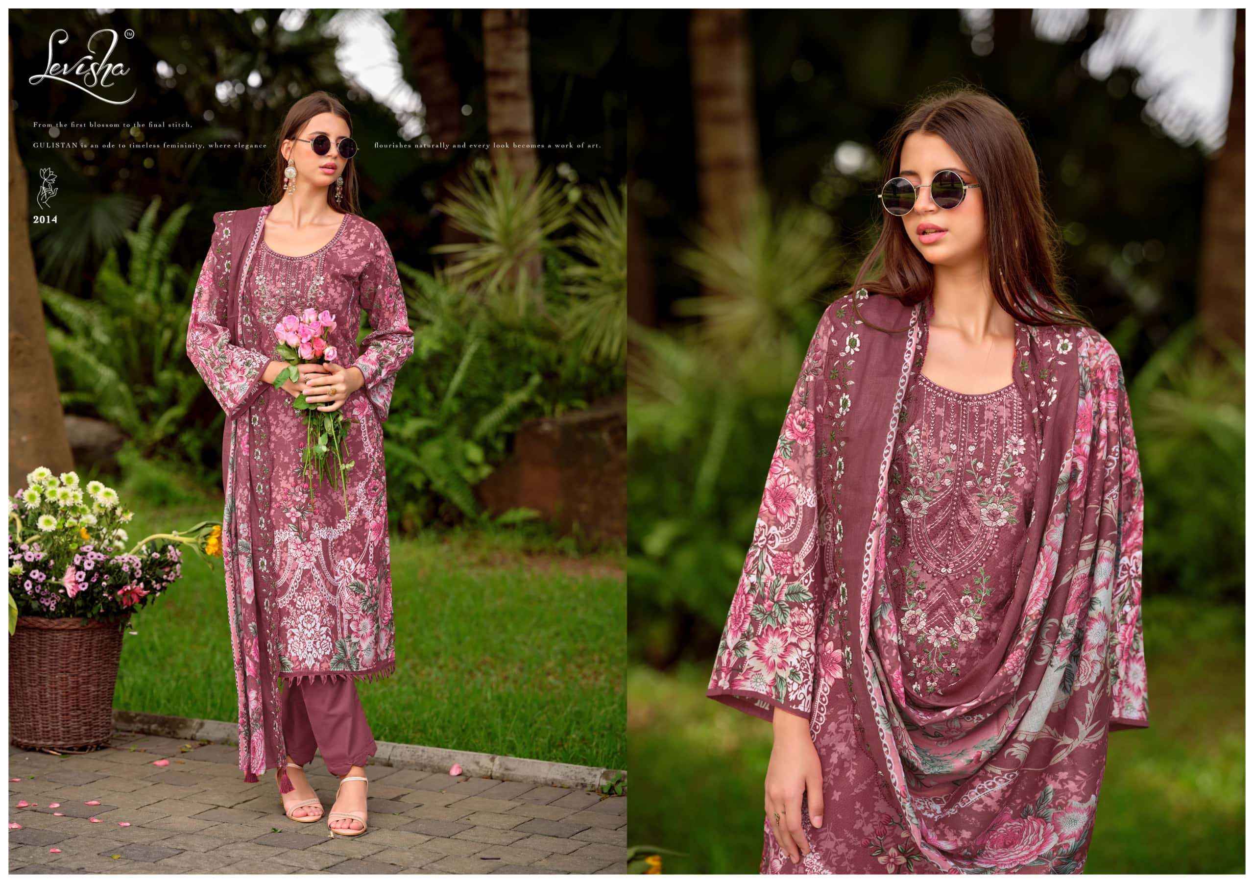 Levisha Mashakali Vol 2 Pakistani Style Cotton Salwar Kameez _ Surat Wholesale Market Price ( 8 Pcs Catalog )