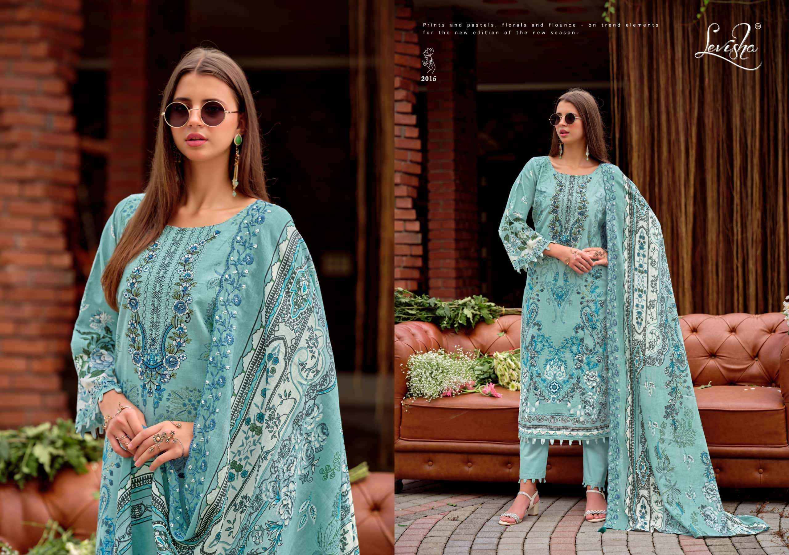 Levisha Mashakali Vol 2 Pakistani Style Cotton Salwar Kameez _ Surat Wholesale Market Price ( 8 Pcs Catalog )