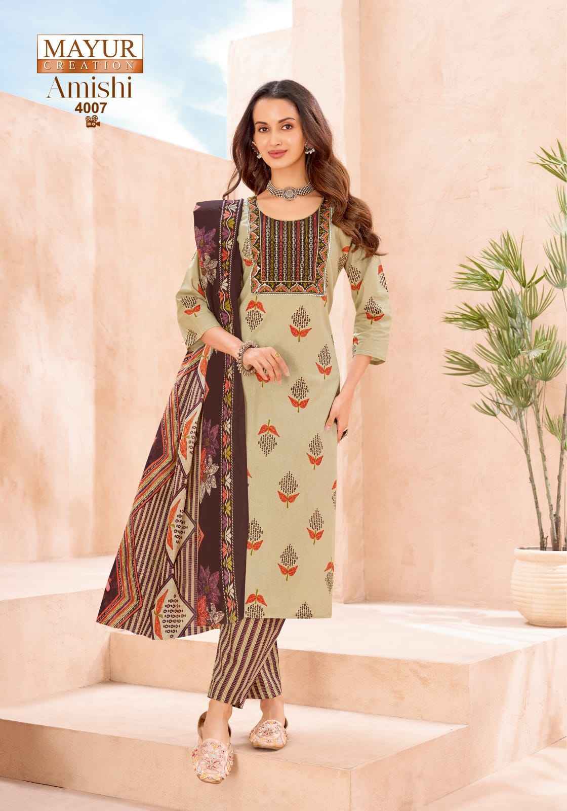 Mayur Creation Amishi Vol 4 Pure Readymade Suits | surat wholesale market online shopping ( 10 pcs Catalogue )