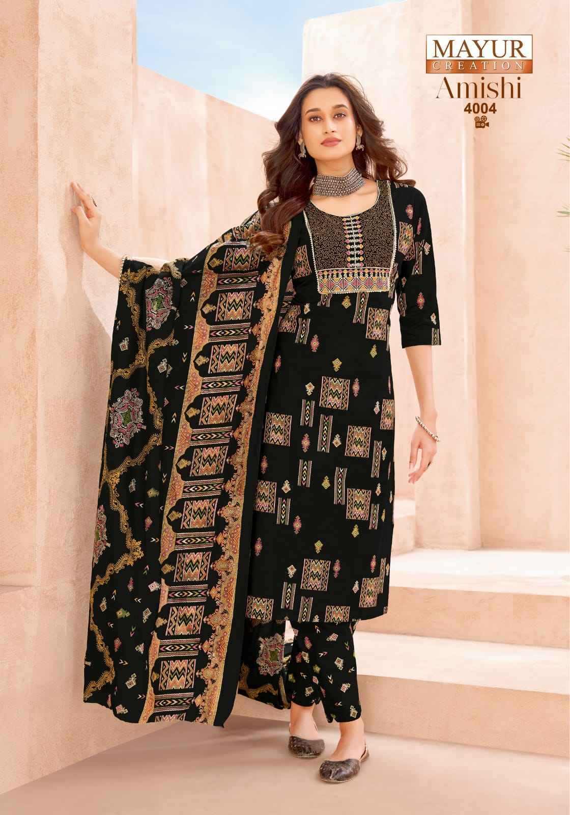 Mayur Creation Amishi Vol 4 Pure Readymade Suits | surat wholesale market online shopping ( 10 pcs Catalogue )