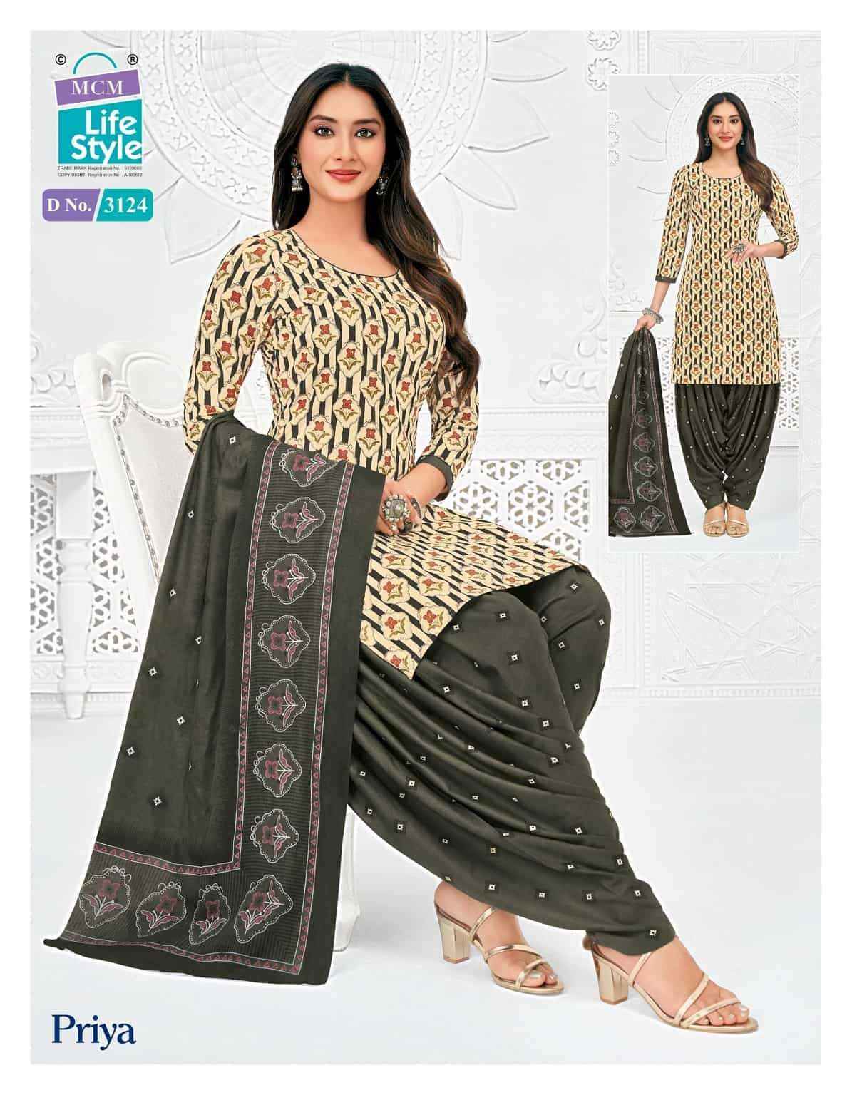 Mcm Lifestyle Priya Vol 31 Pure Cotton Patiyala Dress _ Surat Wholesale Market Price ( 24 Pcs Catalog )