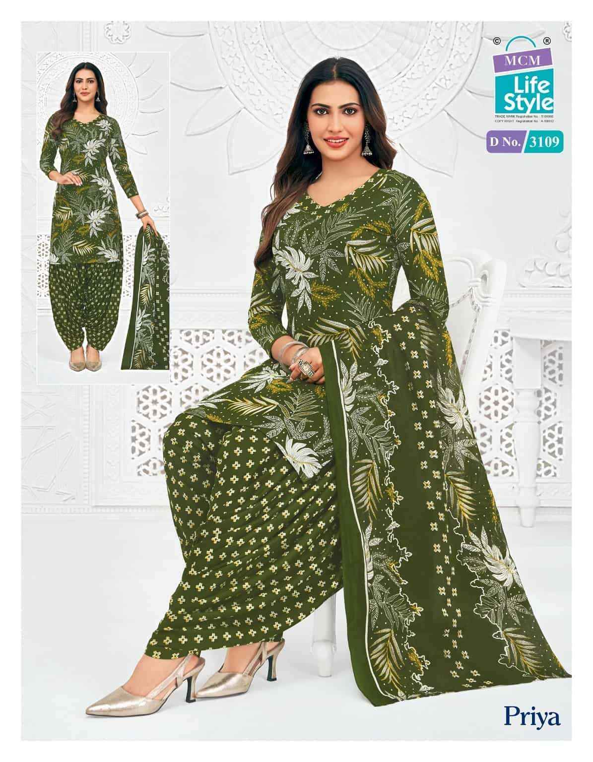 Mcm Lifestyle Priya Vol 31 Pure Cotton Patiyala Dress _ Surat Wholesale Market Price ( 24 Pcs Catalog )