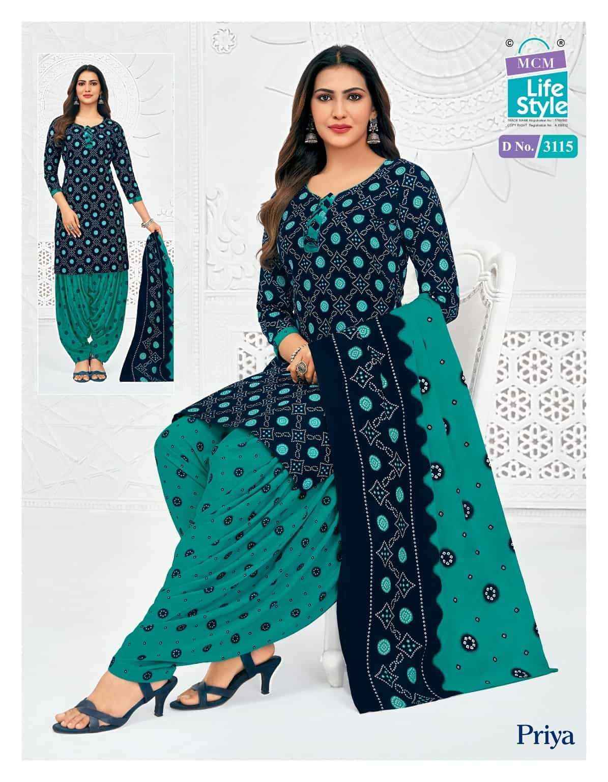 Mcm Lifestyle Priya Vol 31 Pure Cotton Patiyala Dress _ Surat Wholesale Market Price ( 24 Pcs Catalog )