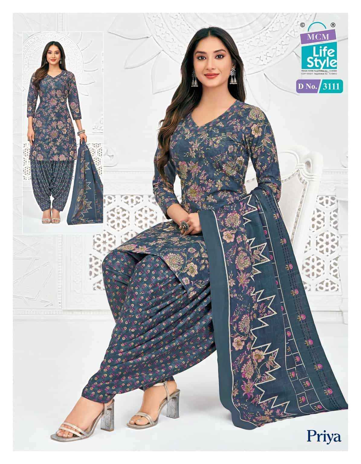 Mcm Lifestyle Priya Vol 31 Pure Cotton Patiyala Dress _ Surat Wholesale Market Price ( 24 Pcs Catalog )