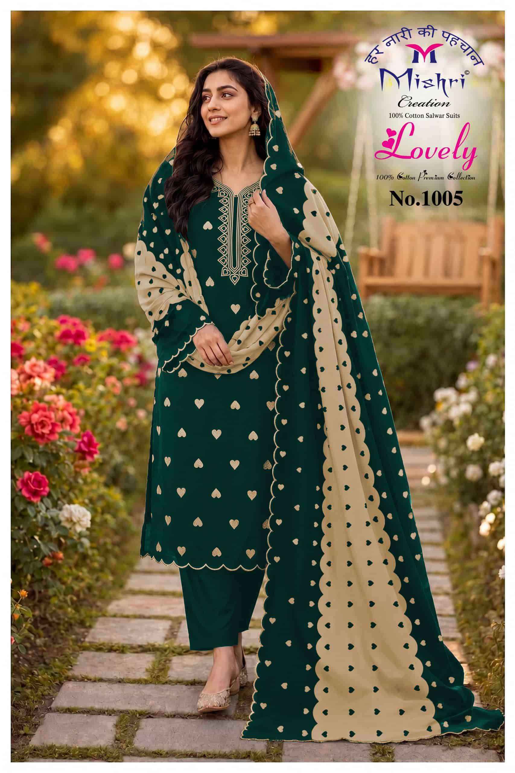 Mishri Lovely Premium Wear Cotton Salwar Suit _ Surat Wholesale Market Price (6 Pcs Catalog )