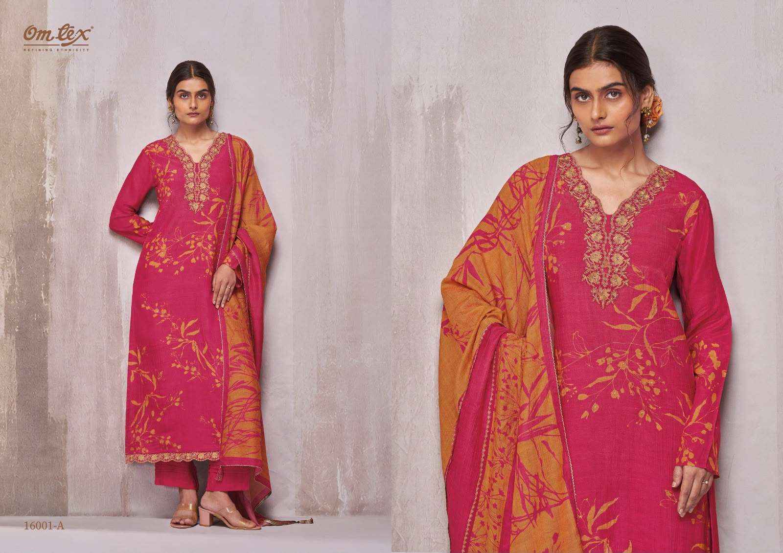 Omtex Chiara Fancy Silk Premium Designs Salwar Kameez _ Surat Wholesale Market Price ( 4 Pcs Catalog )