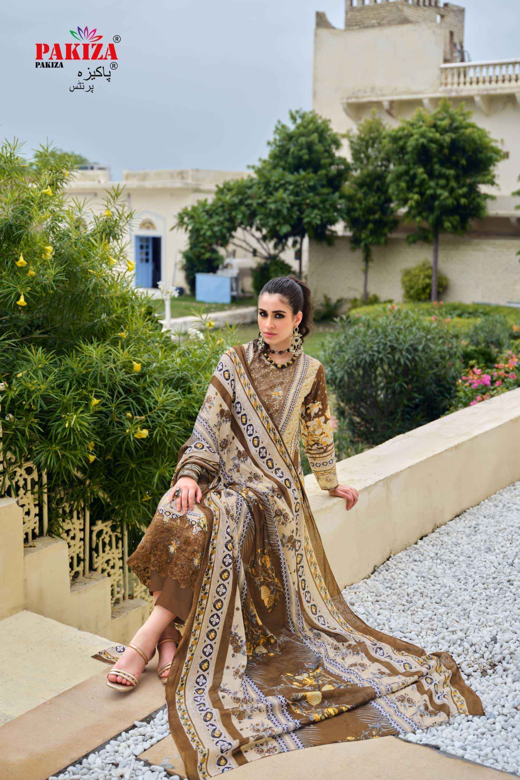 Pakiza Prints Gulnawaz Vol 26 Premium Wear Ladies Salwar Suit _ Surat Wholesale Market Price ( 4 Pcs Catalog )