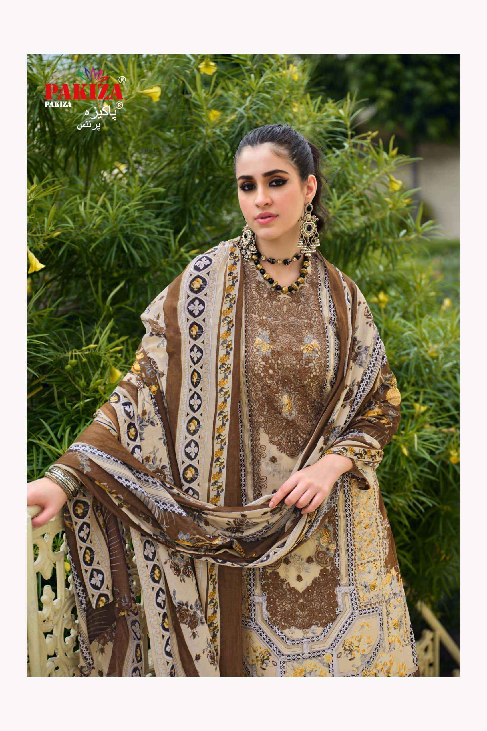 Pakiza Prints Gulnawaz Vol 26 Premium Wear Ladies Salwar Suit _ Surat Wholesale Market Price ( 4 Pcs Catalog )