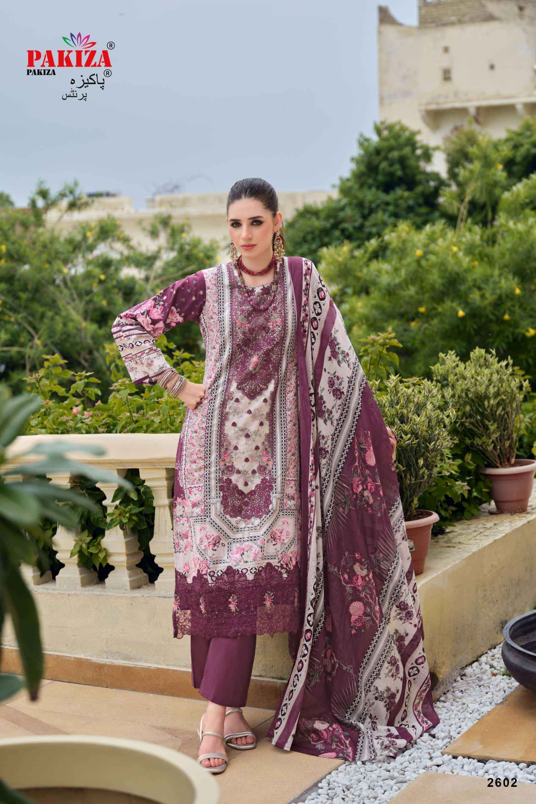 Pakiza Prints Gulnawaz Vol 26 Premium Wear Ladies Salwar Suit _ Surat Wholesale Market Price ( 4 Pcs Catalog )
