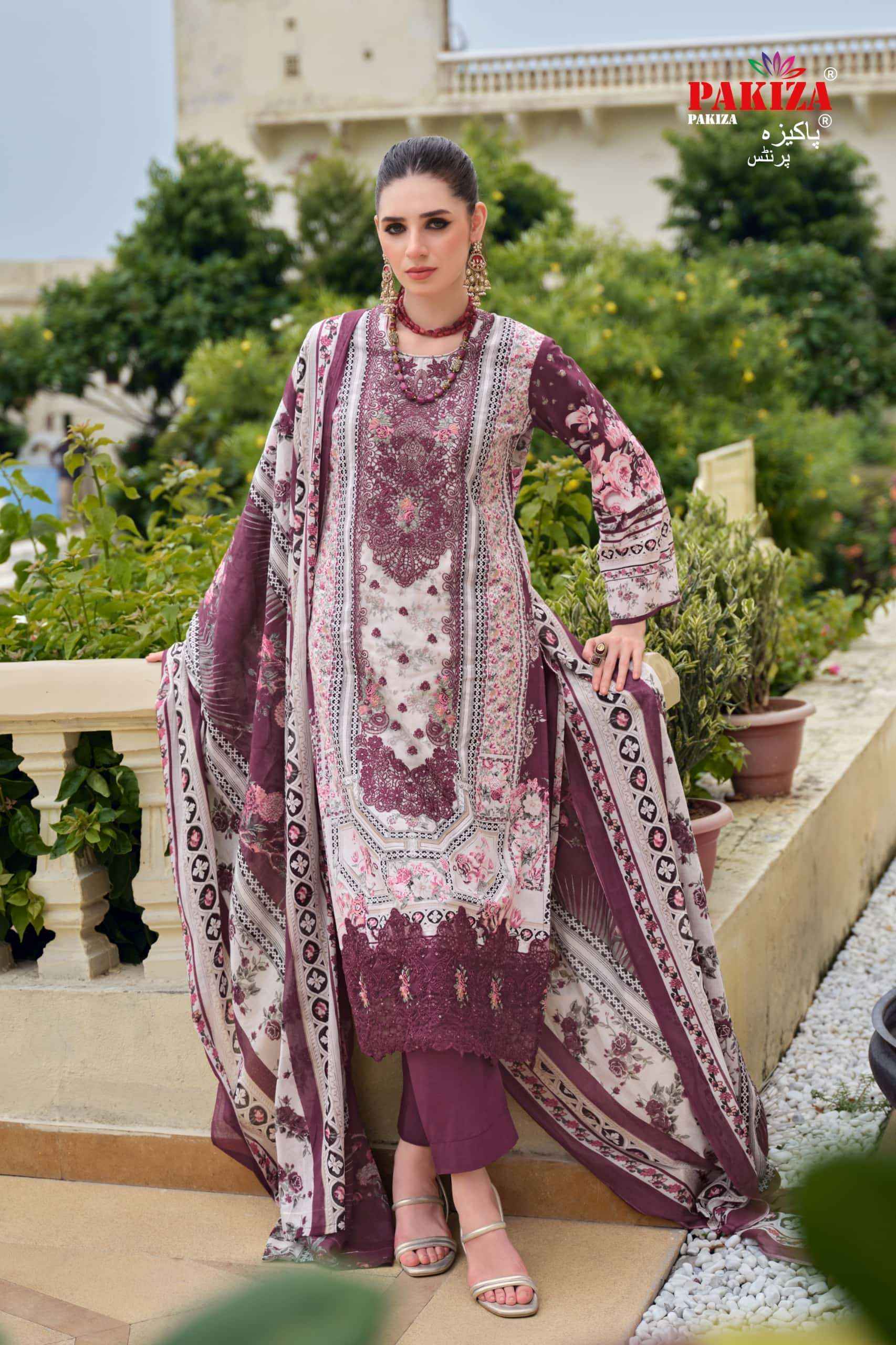 Pakiza Prints Gulnawaz Vol 26 Premium Wear Ladies Salwar Suit _ Surat Wholesale Market Price ( 4 Pcs Catalog )