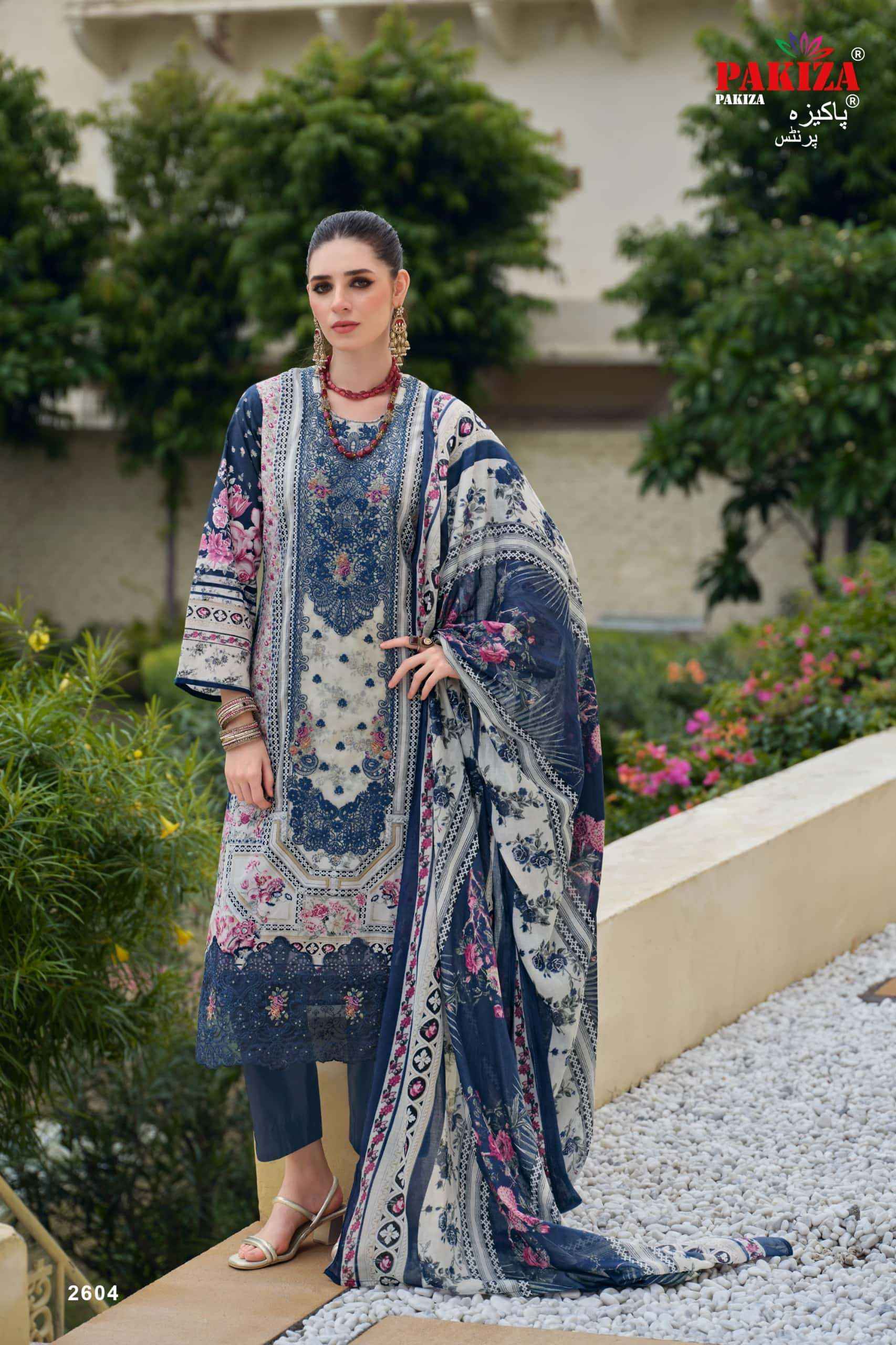 Pakiza Prints Gulnawaz Vol 26 Premium Wear Ladies Salwar Suit _ Surat Wholesale Market Price ( 4 Pcs Catalog )