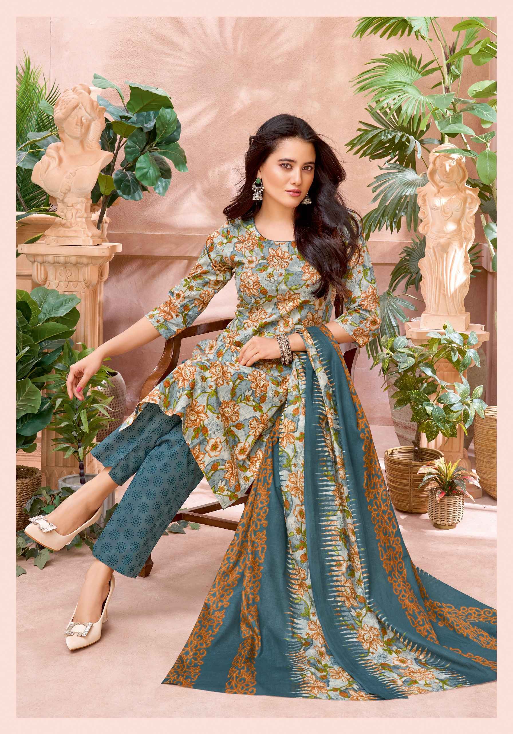 Patidar Mills Mohini Vol 5 Readymade Cotton Suit _ Surat  Wholesale Market Price ( 10 Pcs Catalog )