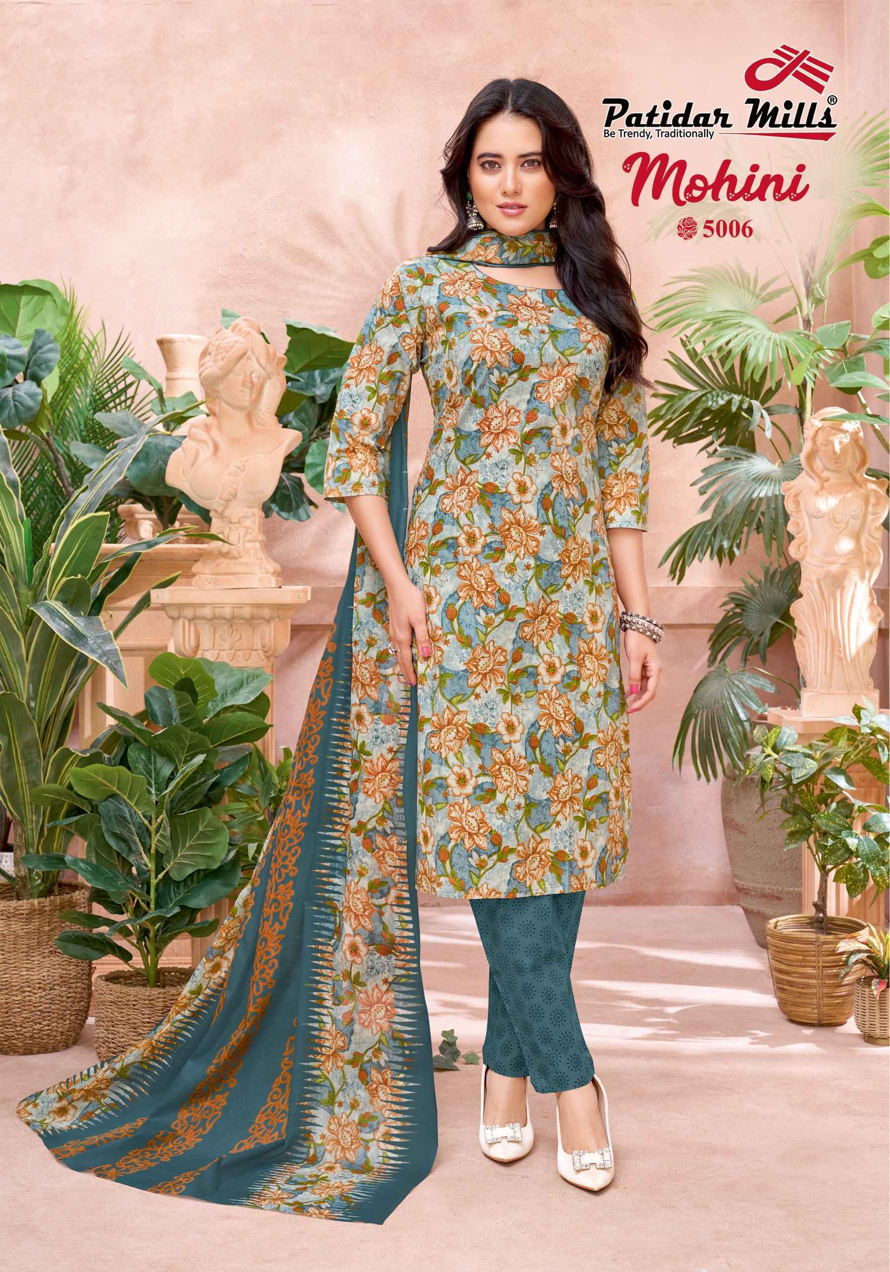 Patidar Mills Mohini Vol 5 Readymade Cotton Suit _ Surat  Wholesale Market Price ( 10 Pcs Catalog )