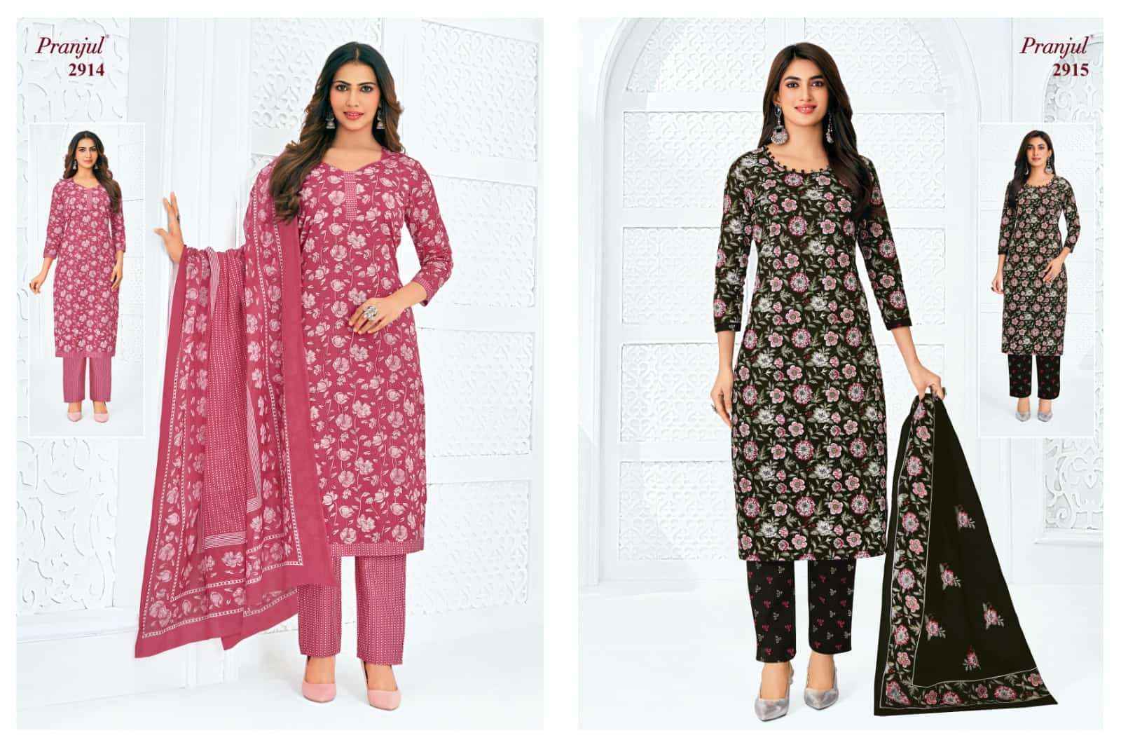 Pranjul Priyanka Vol 29 Pure Cotton Salwar Suit _ Surat Wholesale Market Price ( 36 Pcs Catalog )
