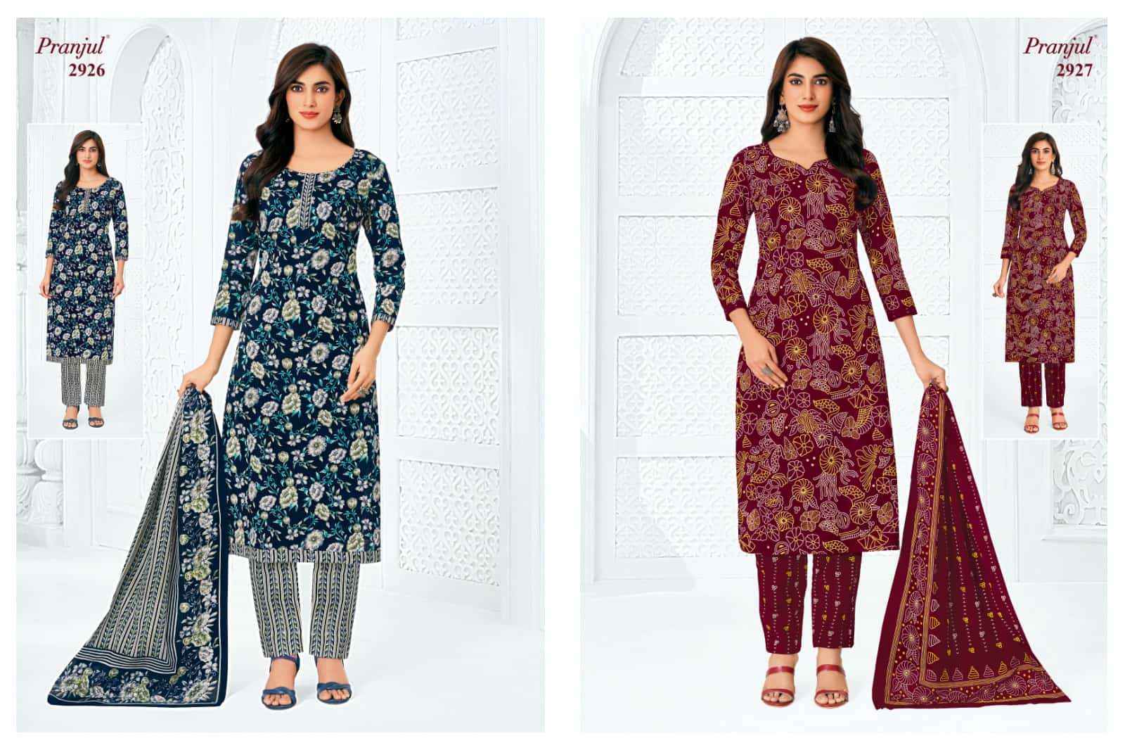 Pranjul Priyanka Vol 29 Pure Cotton Salwar Suit _ Surat Wholesale Market Price ( 36 Pcs Catalog )