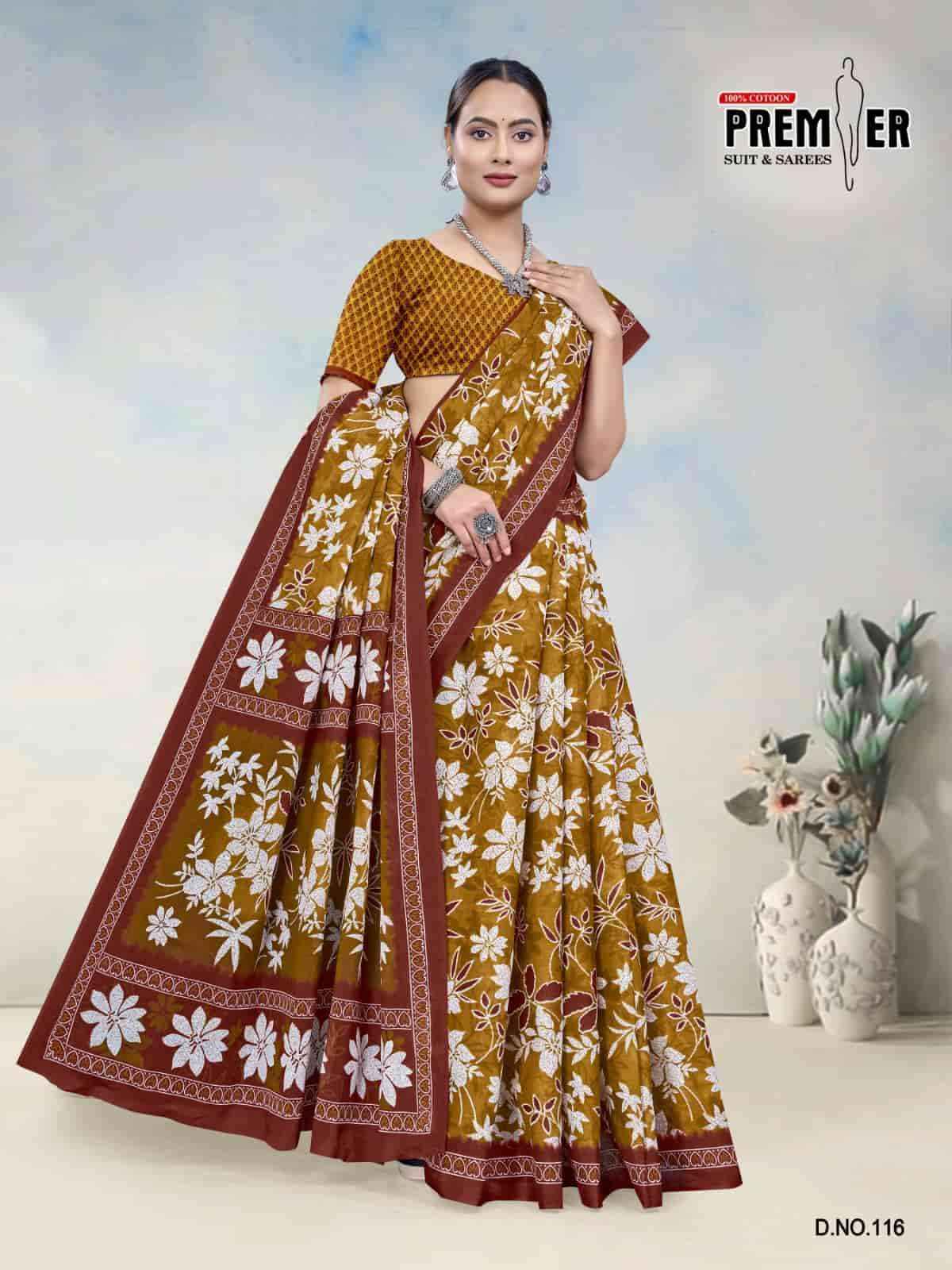 Premier South Malai Vol 3 Heavy Cotton Printed Wholesale Saree ( 20 Pcs Catalog )