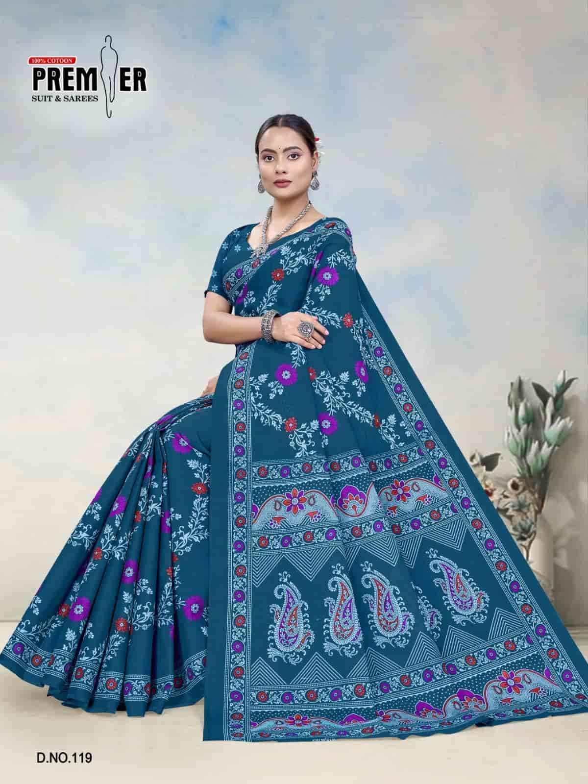 Premier South Malai Vol 3 Heavy Cotton Printed Wholesale Saree ( 20 Pcs Catalog )