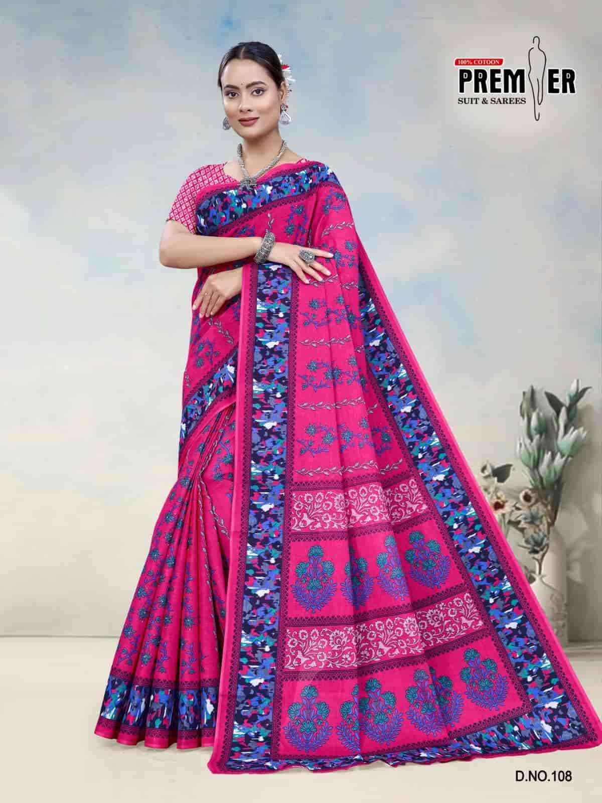 Premier South Malai Vol 3 Heavy Cotton Printed Wholesale Saree ( 20 Pcs Catalog )