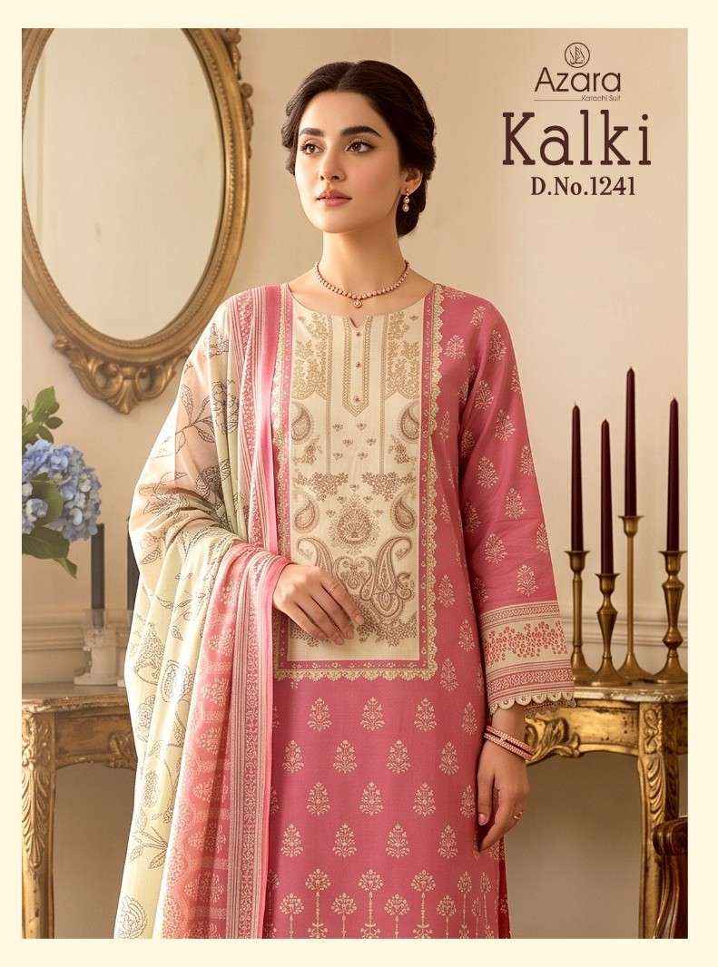 Radhika Azara Kalki 1241 Pure Jam Cotton Ladies Salwar Kameez _ Surat Wholesale Market Price ( 4 Pcs Catalog )