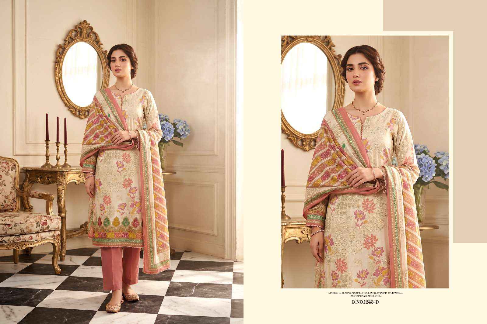 Radhika Azara Kalki 1243 - Ladies Suits - Surat Wholesale Market ( 4 Pcs Catalog )