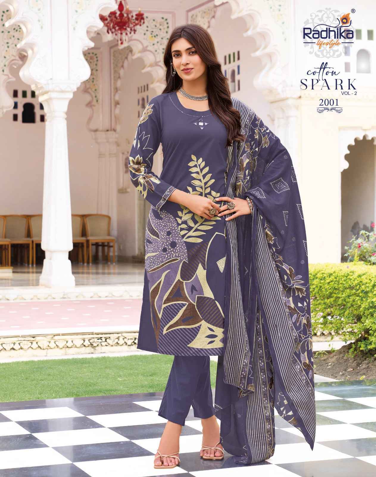 Radhika Lifestyle Cotton Spark Vol 2 Readymade Suits | surat wholesale market ( 8pcs Catalogue )