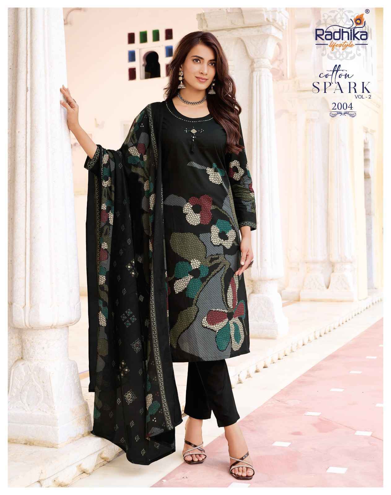 Radhika Lifestyle Cotton Spark Vol 2 Readymade Suits | surat wholesale market ( 8pcs Catalogue )