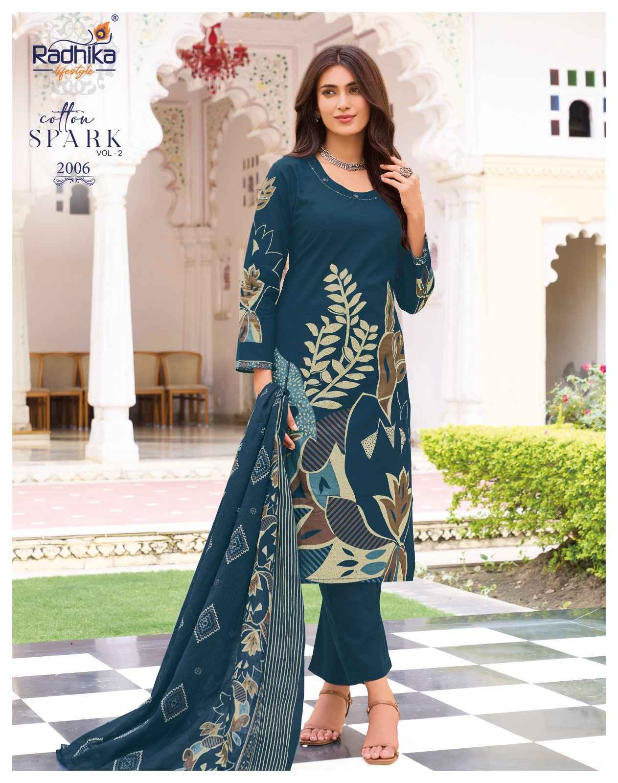 Radhika Lifestyle Cotton Spark Vol 2 Readymade Suits | surat wholesale market ( 8pcs Catalogue )