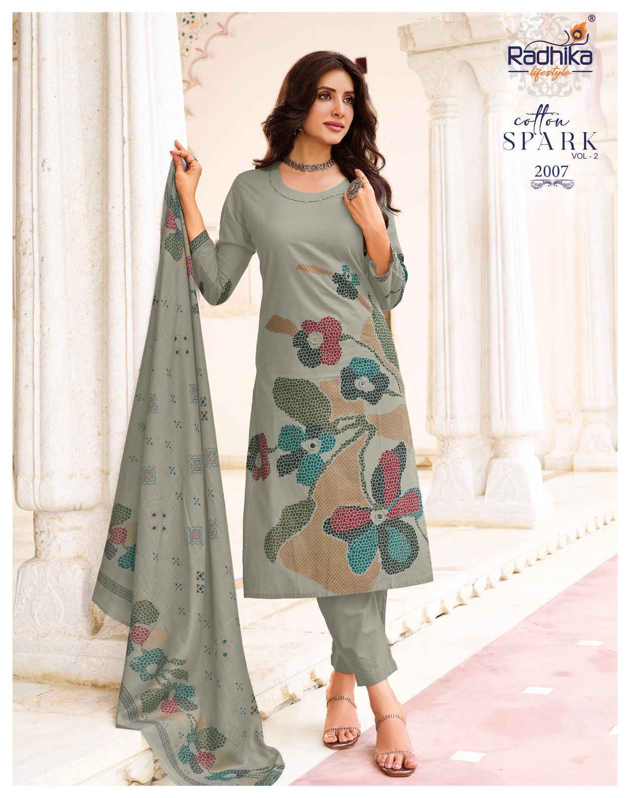 Radhika Lifestyle Cotton Spark Vol 2 Readymade Suits | surat wholesale market ( 8pcs Catalogue )