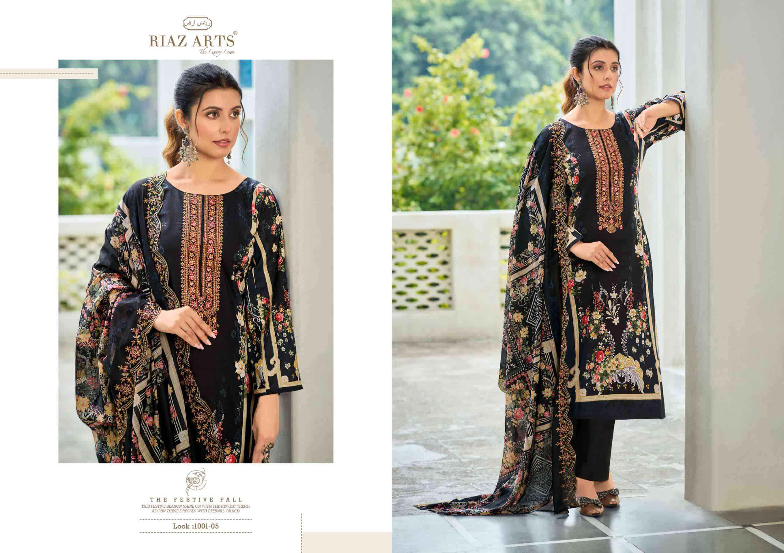 Riaz Arts Farah Exclusive Design Cotton Ladies Salwar Suit  Wholesale Price ( 6 Pcs Catalog )