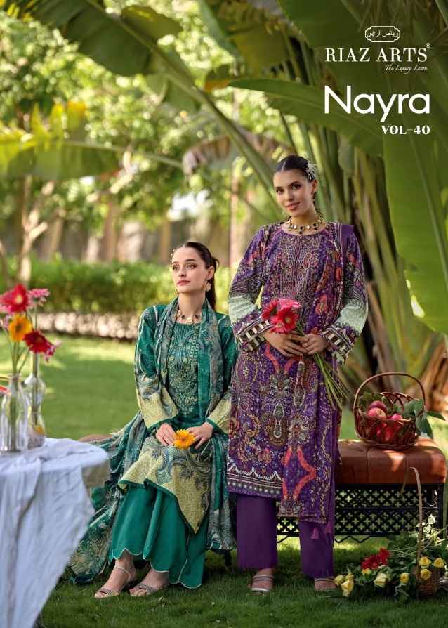 Riaz Arts Nayra Vol 40 Cotton Suits Price | Surat Wholesale Market
