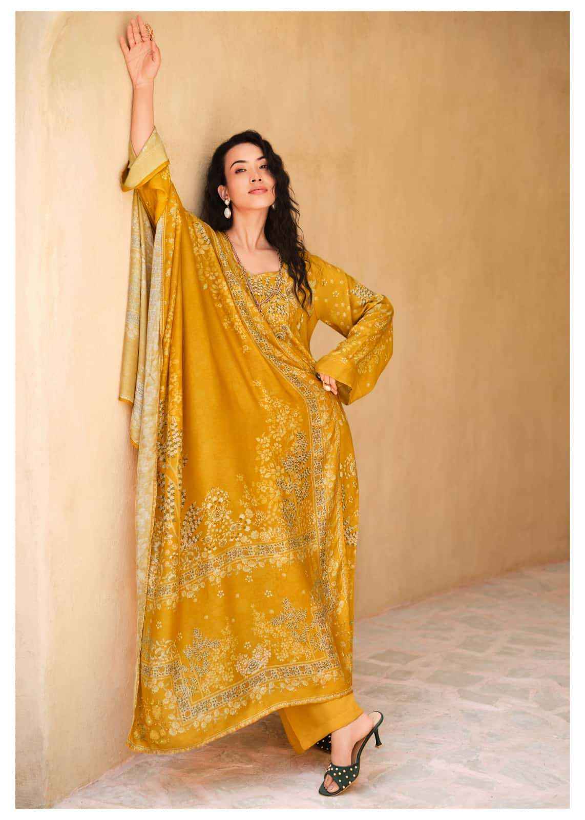 Sanaz Nazaara Digital Printed Exclusive Muslin  Salwar Suit _ Surat Wholesale Market Price ( 5 Pcs Catalog )