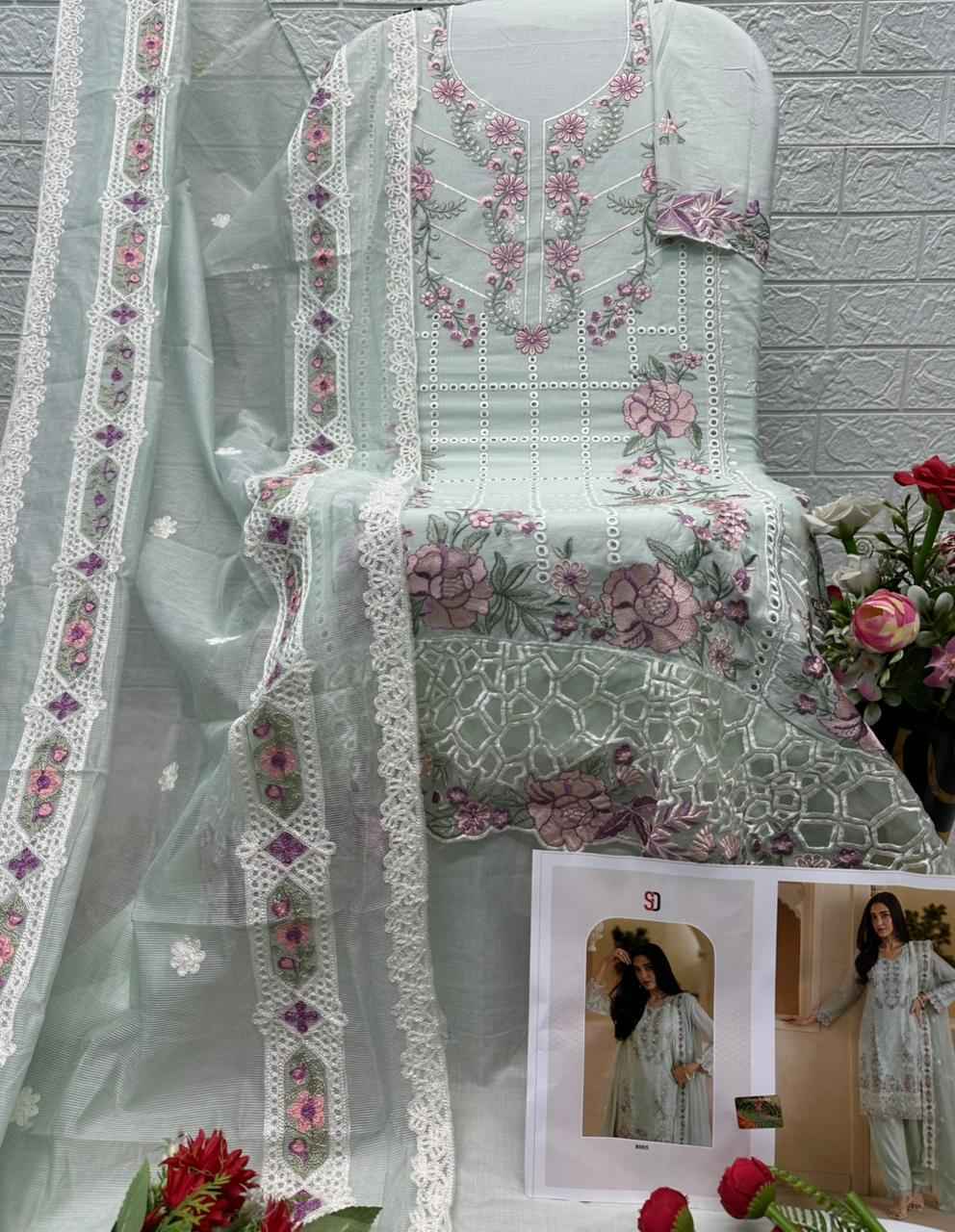 Shraddha Designer Elaf Premium Vol 1 - Cotton Dress Material - Surat wholesale Market ( 6 pcs Catalog )