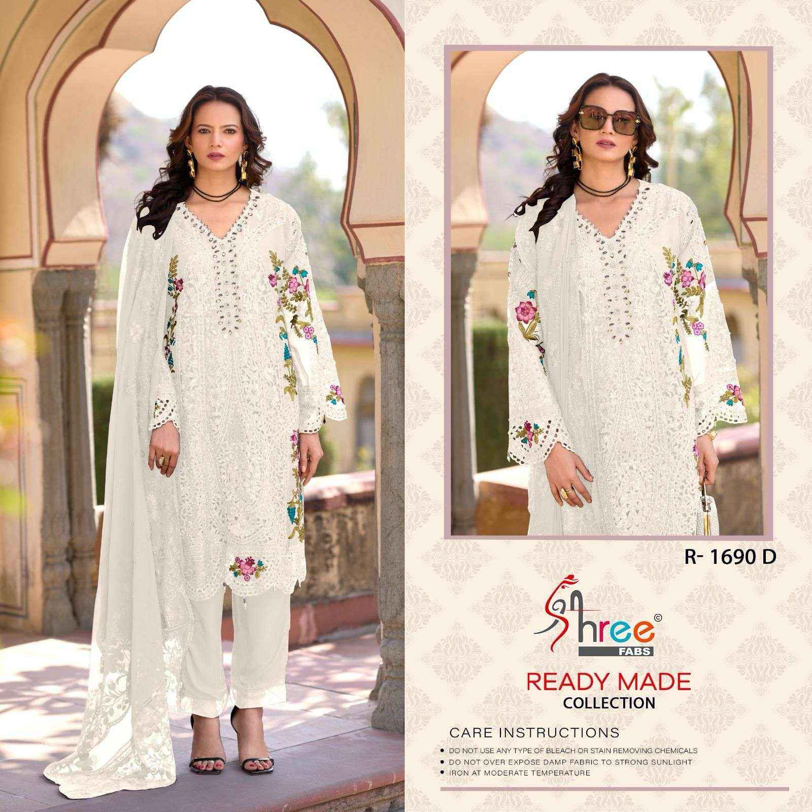 Shree Fabs R 1690 Colors Readymade Designer Pakistani Suit _ Surat Wholesale Market Price ( 4 Pcs Catalog )