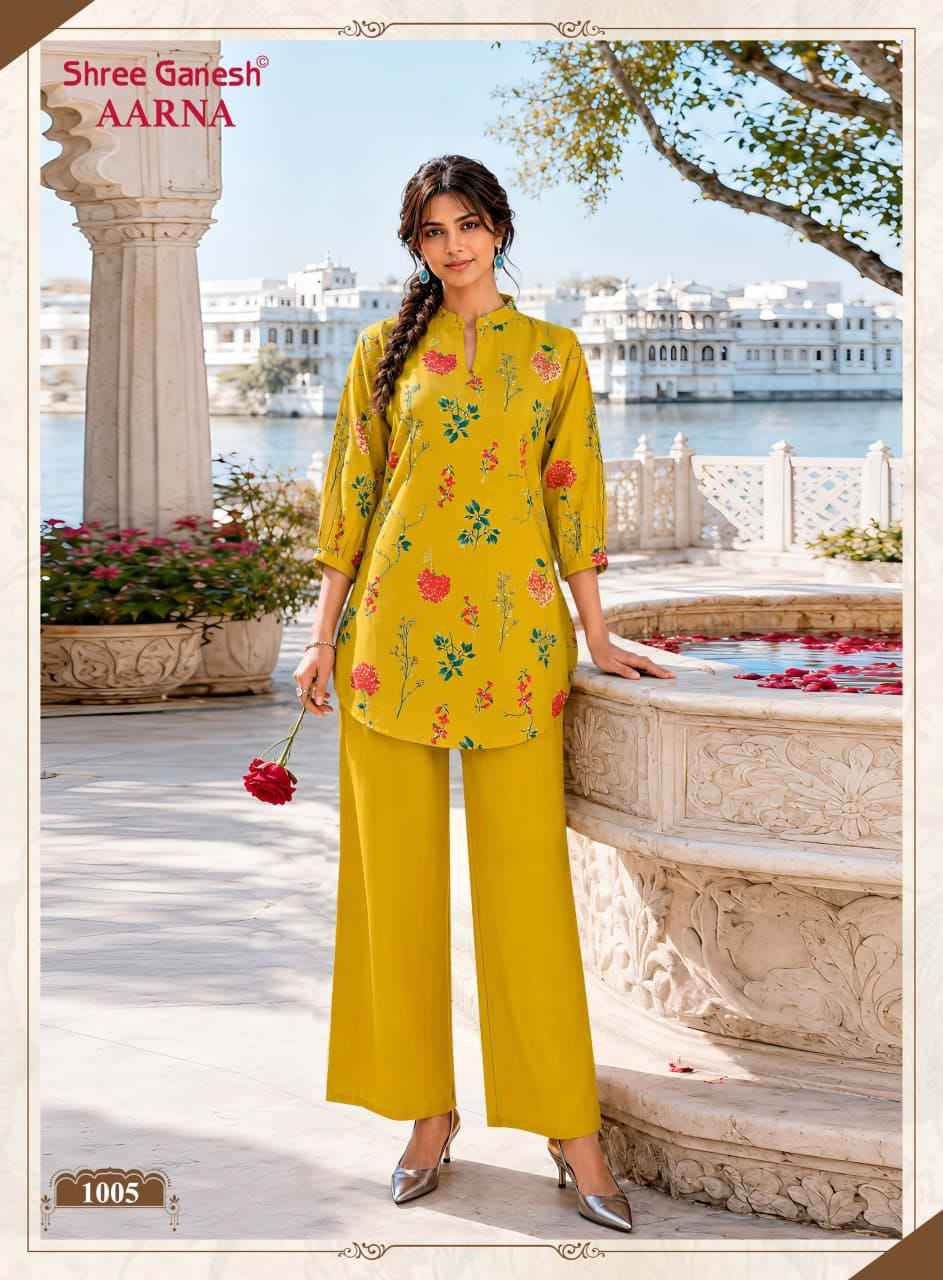 Shree Ganesh Aarna Vol-1 Cord Set | Wholesale Market Surat ( 10 Pcs Catalogue )