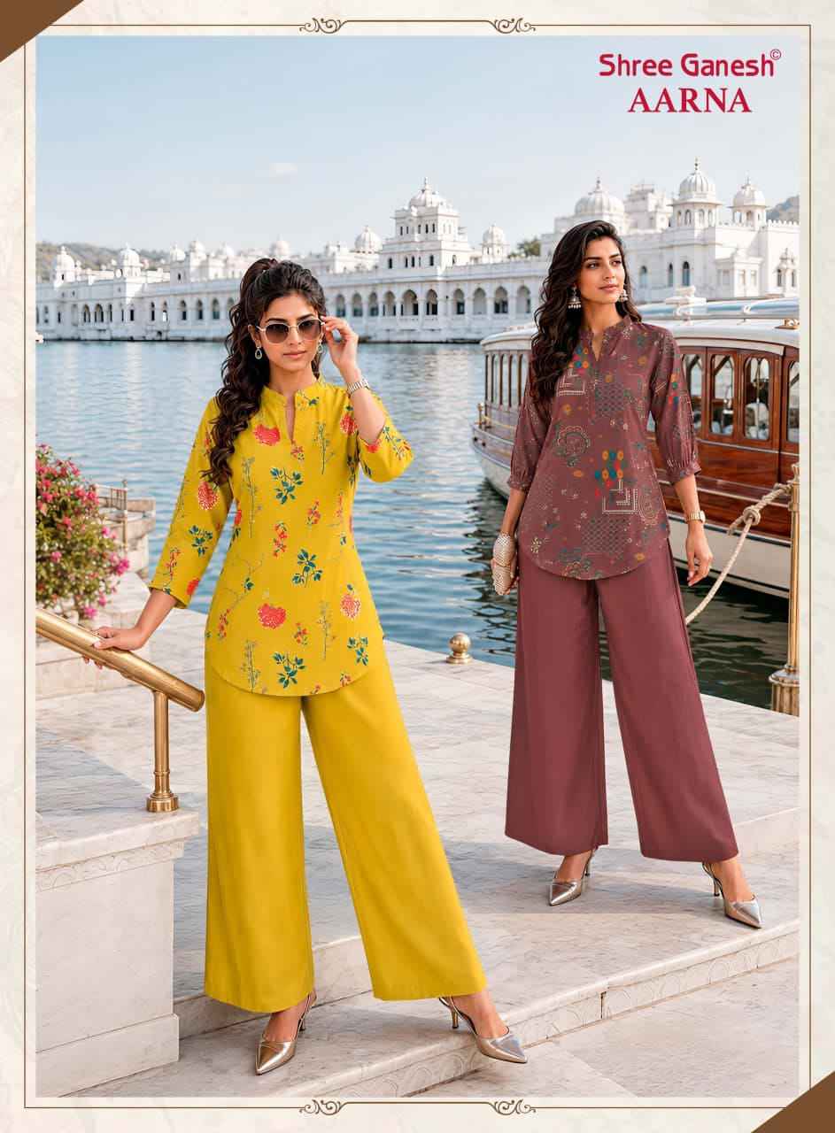 Shree Ganesh Aarna Vol-1 Cord Set | Wholesale Market Surat ( 10 Pcs Catalogue )