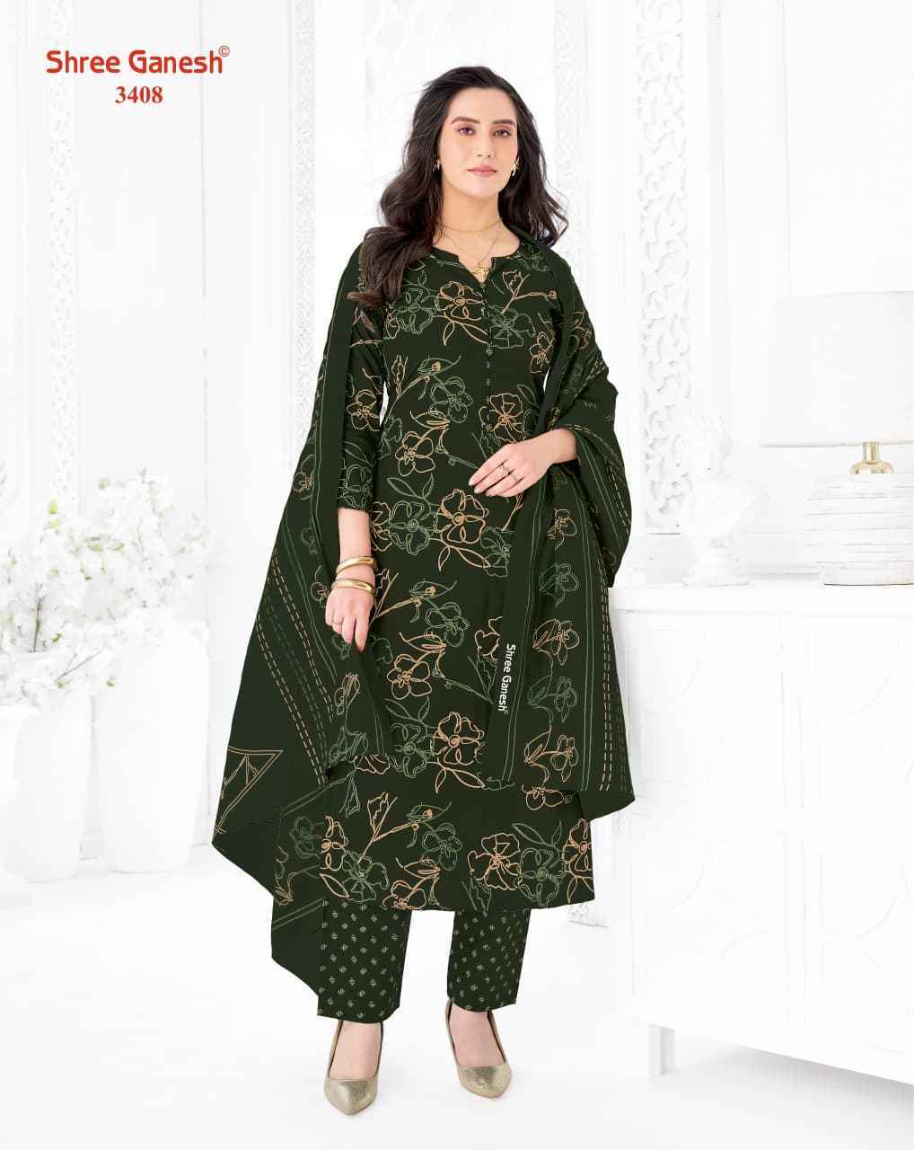 Shree Ganesh Samaiyra Vol 24 Cotton Salwar Kameez  _ Surat Wholesale Market Price ( 20 Pcs Catalog )