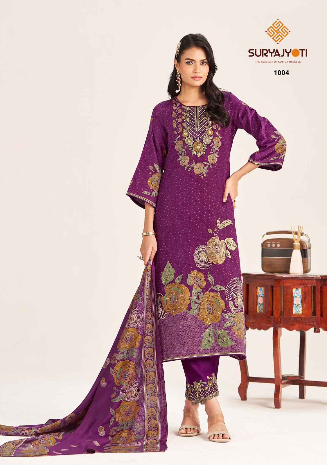 Suryajyoti Kin Kini Vol 1 Jam Satin Salwar Kameez _ Surat Wholesale Market Price ( 6 Pcs Catalog )