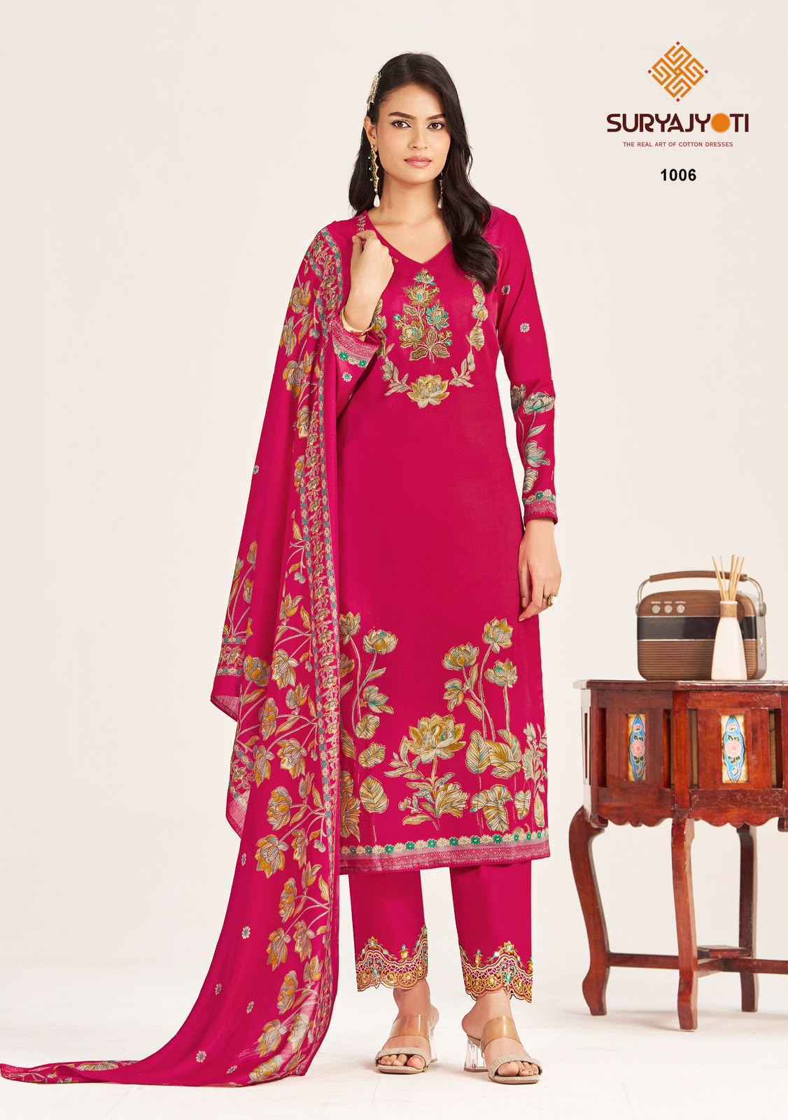 Suryajyoti Kin Kini Vol 1 Jam Satin Salwar Kameez _ Surat Wholesale Market Price ( 6 Pcs Catalog )