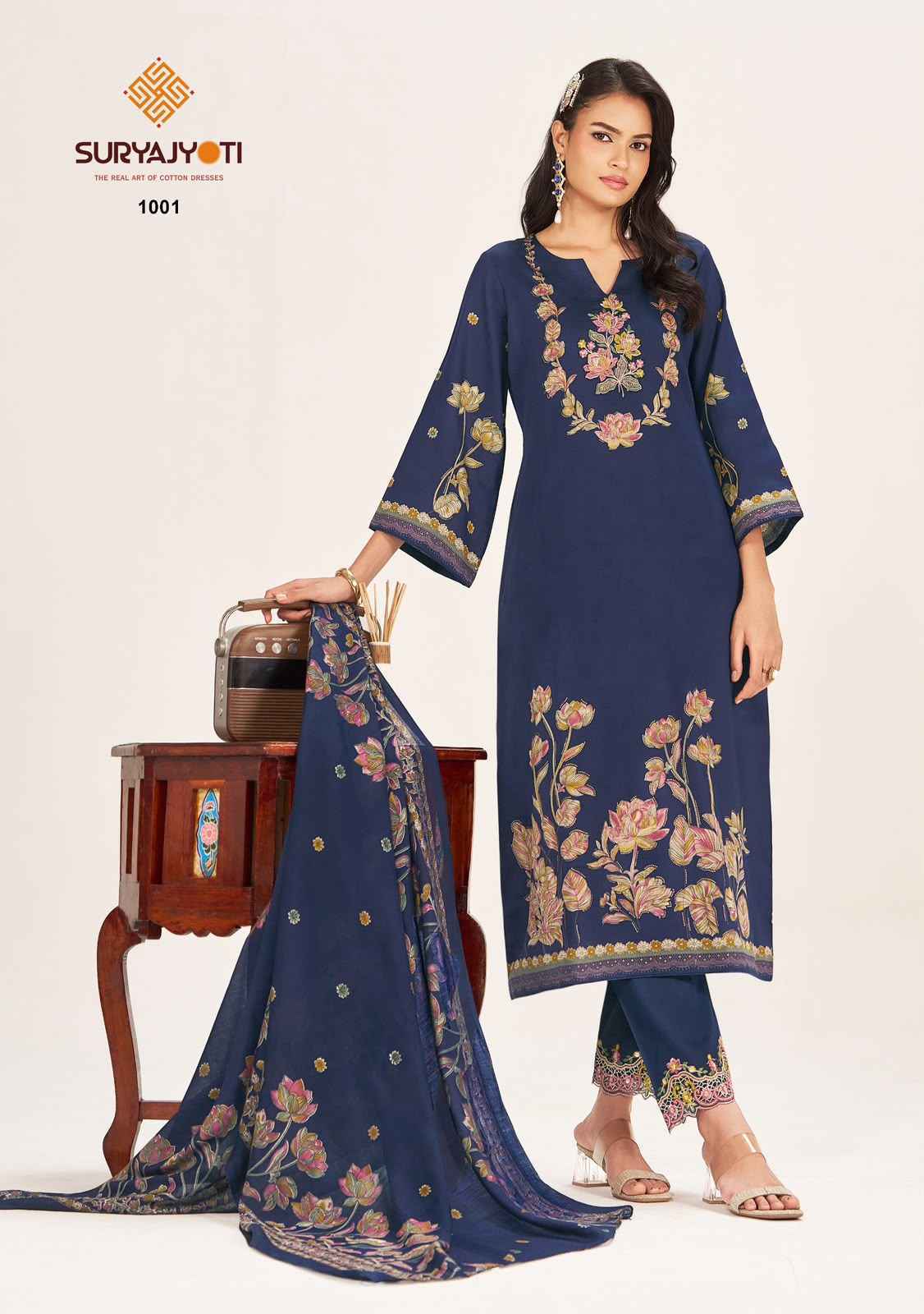 Suryajyoti Kin Kini Vol 1 Jam Satin Salwar Kameez _ Surat Wholesale Market Price ( 6 Pcs Catalog )